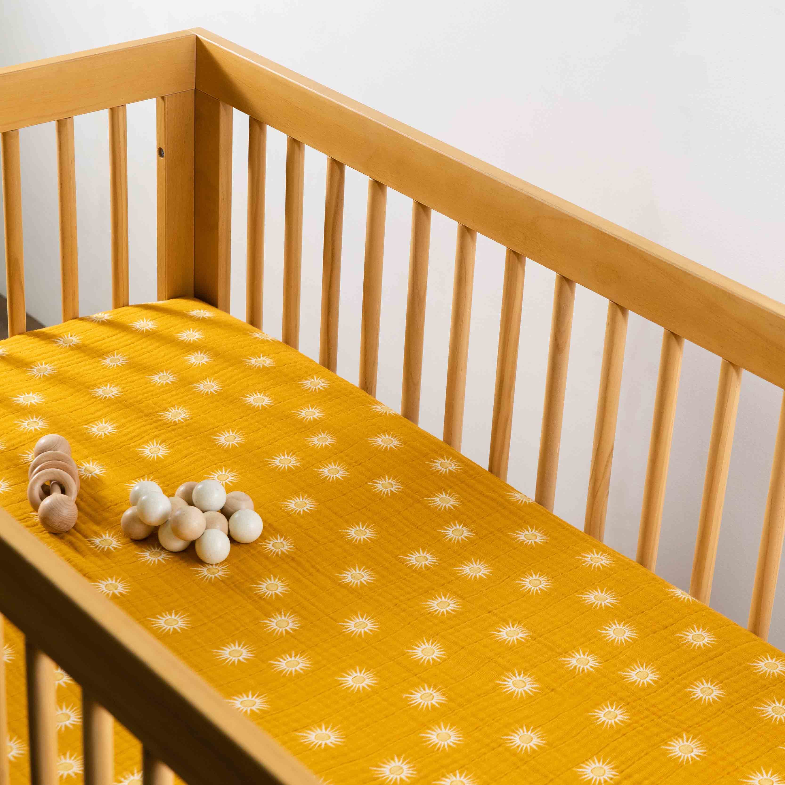 Babyletto Crib Sheet in GOTS Certified Organic Muslin Cotton - Image 31