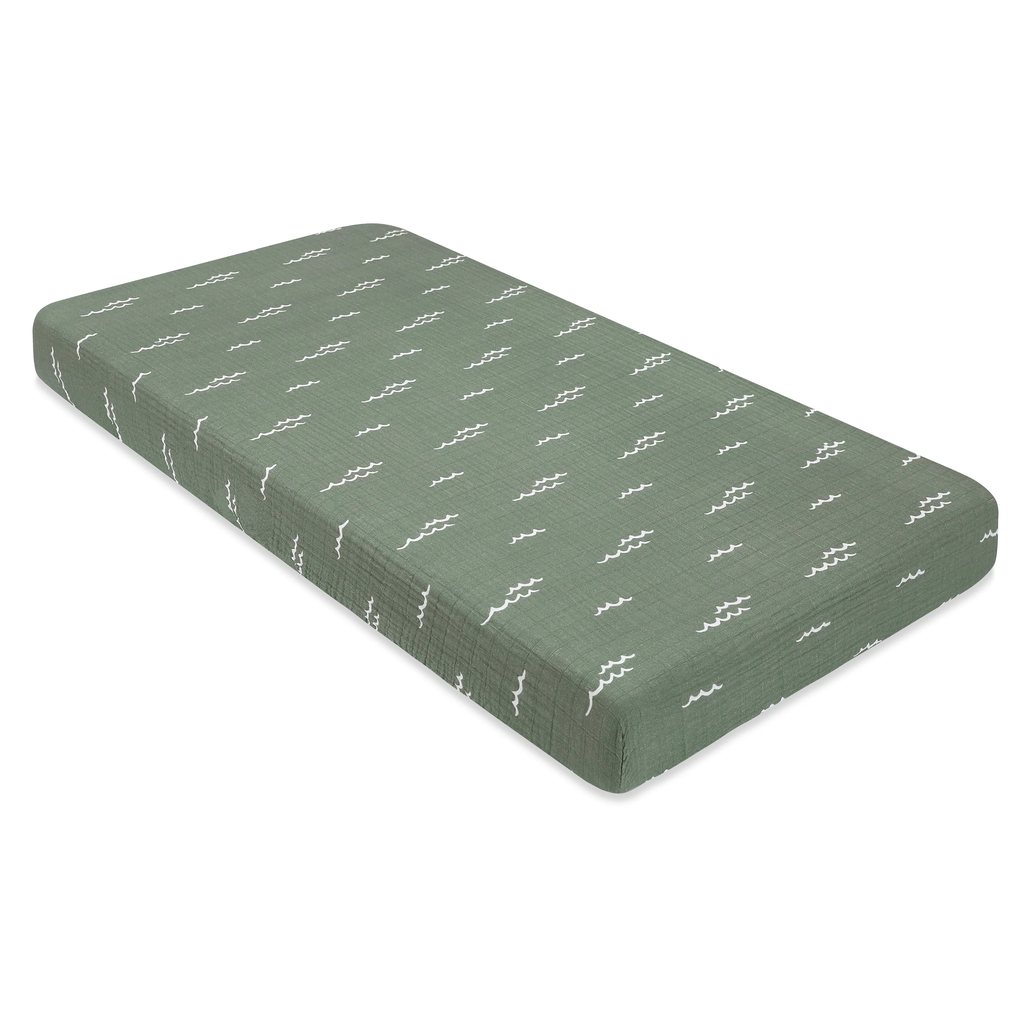 Babyletto Crib Sheet in GOTS Certified Organic Muslin Cotton - Image 6