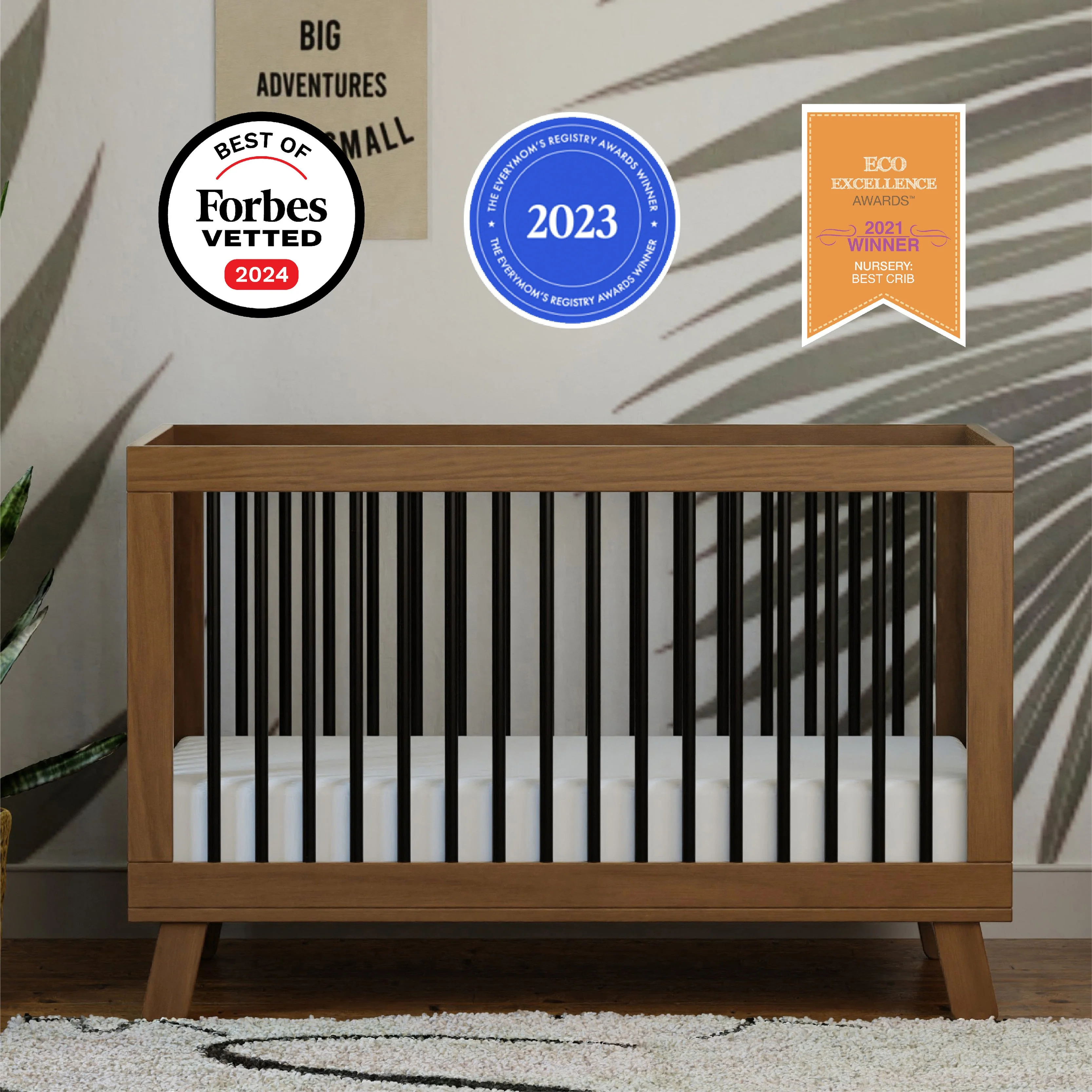 Babyletto Hudson 3-in-1 Convertible Crib with Toddler Bed Conversion Kit - Image 39