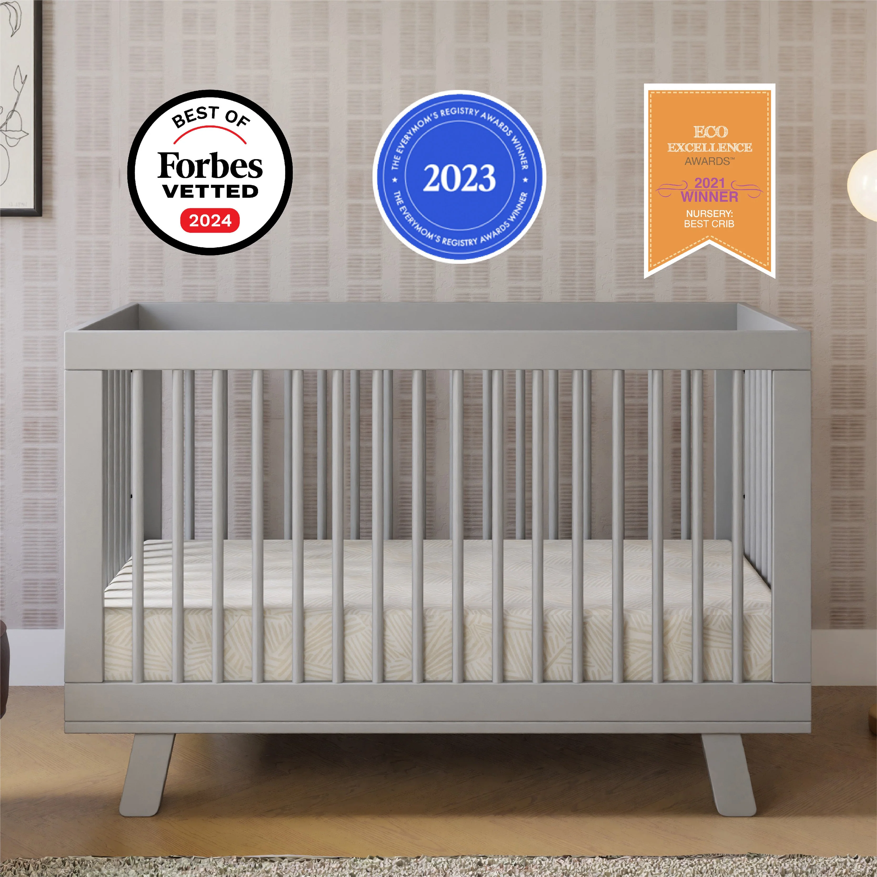 Babyletto Hudson 3-in-1 Convertible Crib with Toddler Bed Conversion Kit - Image 66