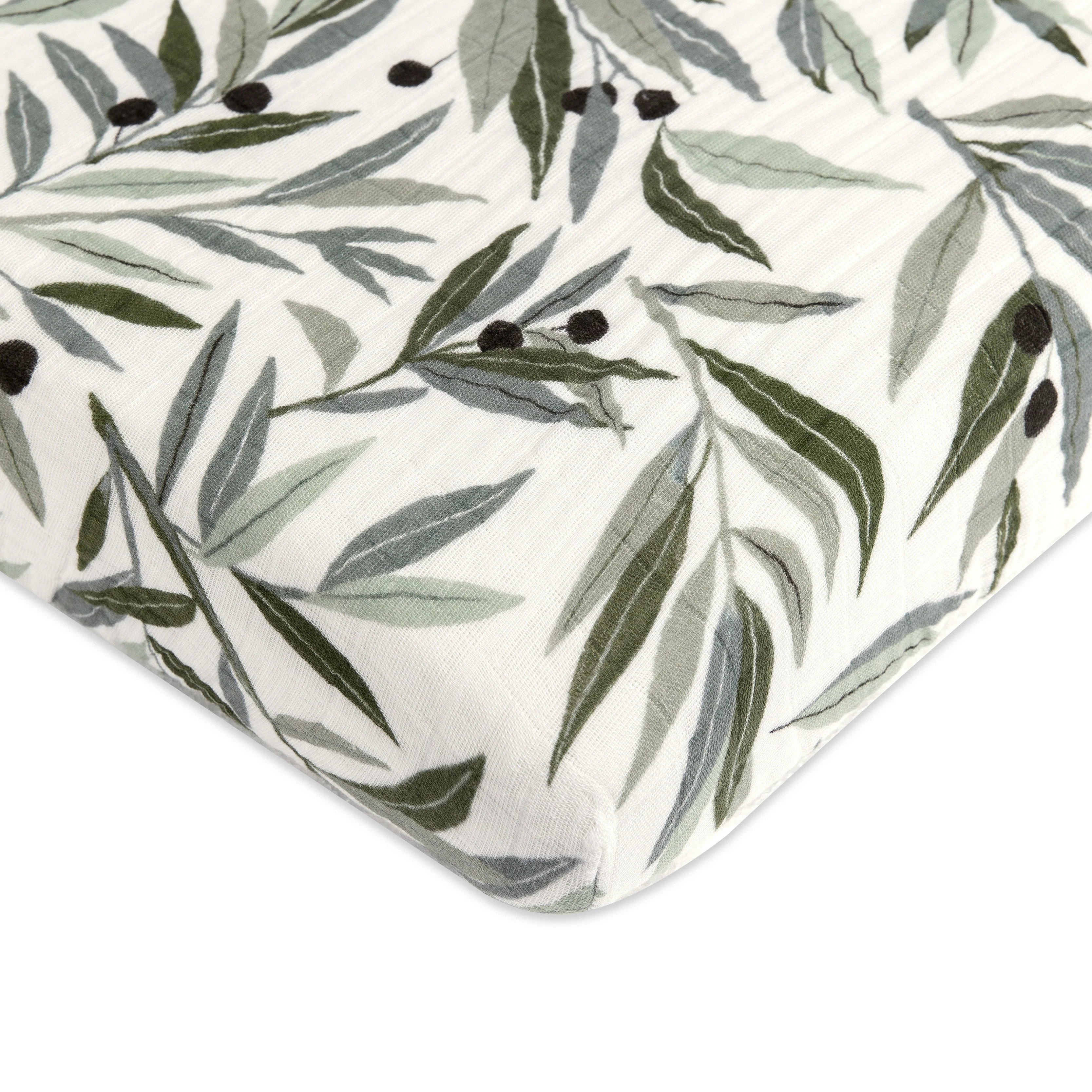 Babyletto Mini Crib Sheet in GOTS Certified Organic Muslin Cotton - Image 10