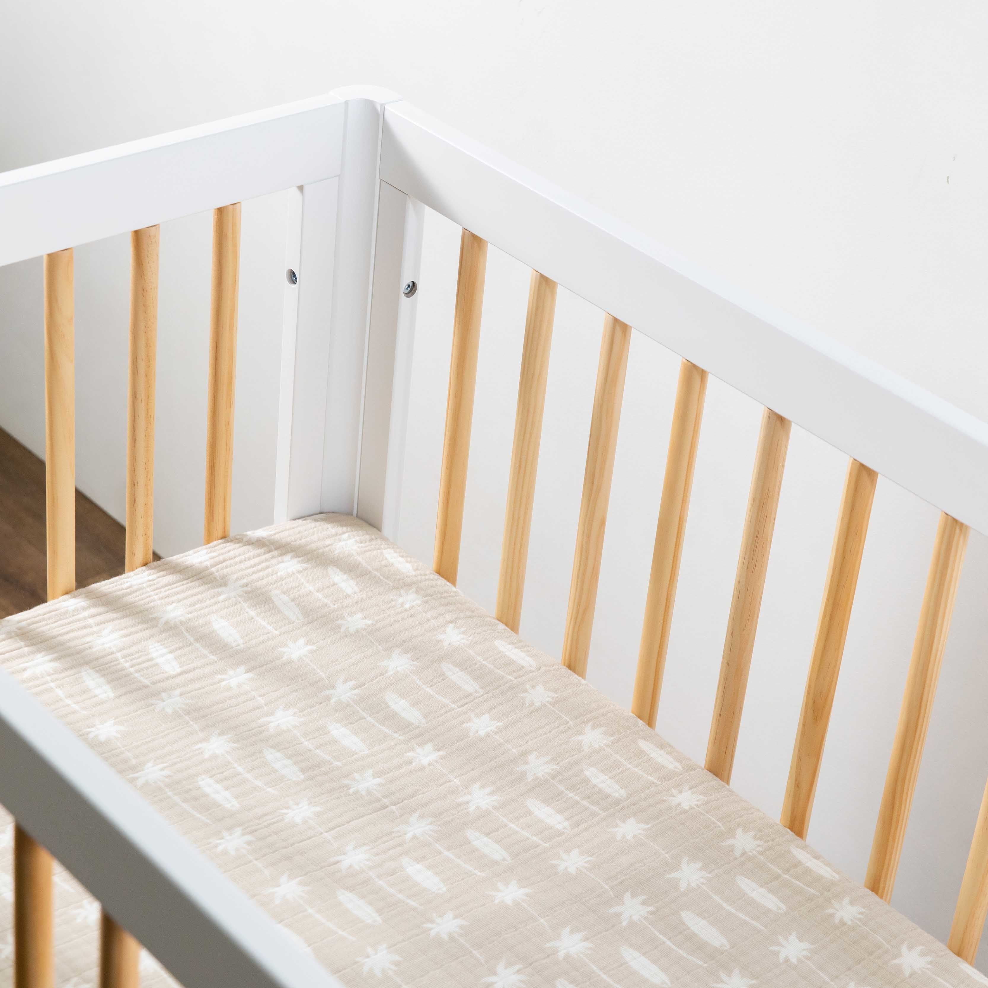 Babyletto Mini Crib Sheet in GOTS Certified Organic Muslin Cotton - Image 55