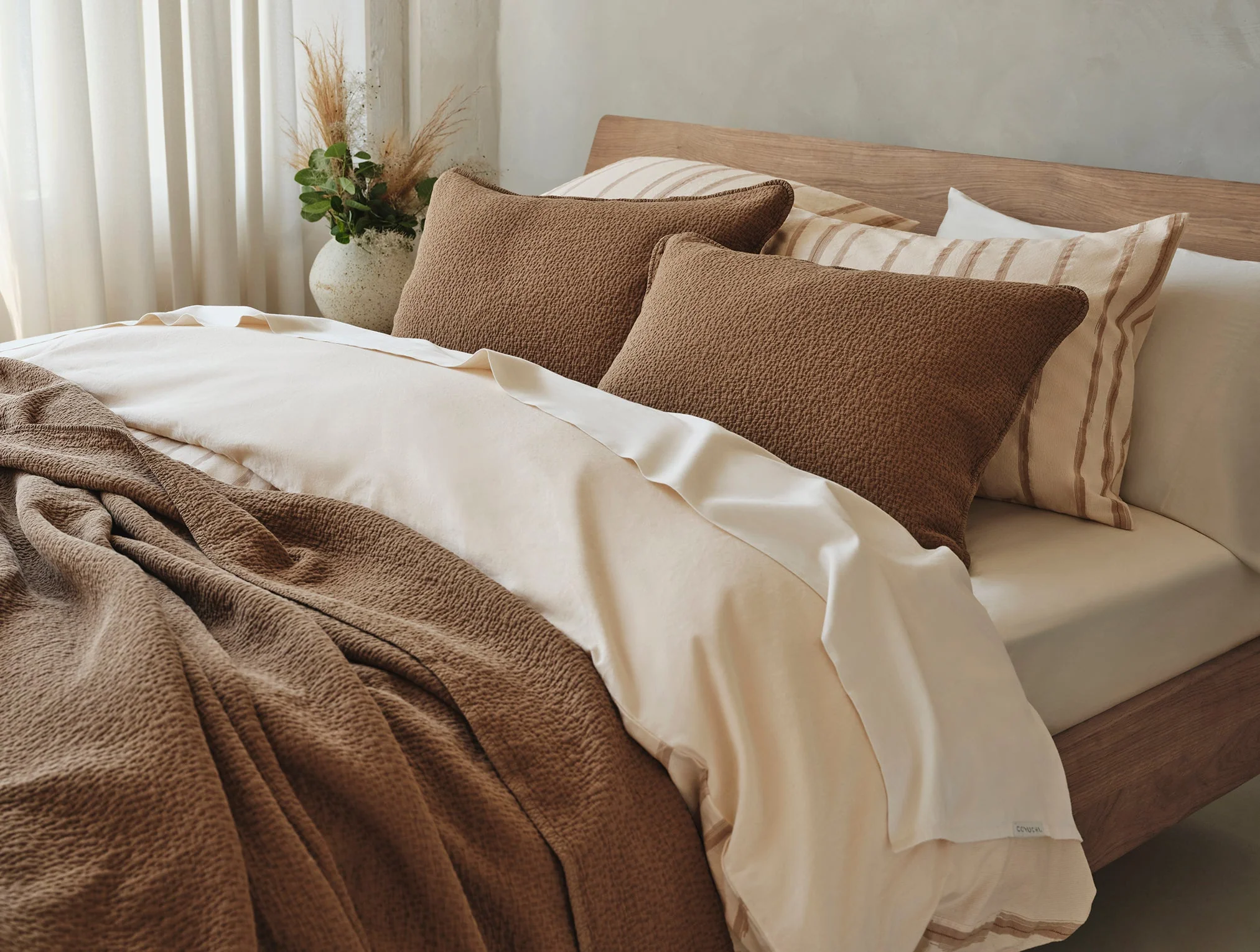 Coyuchi Cascade Organic Matelasse Sham - Image 2