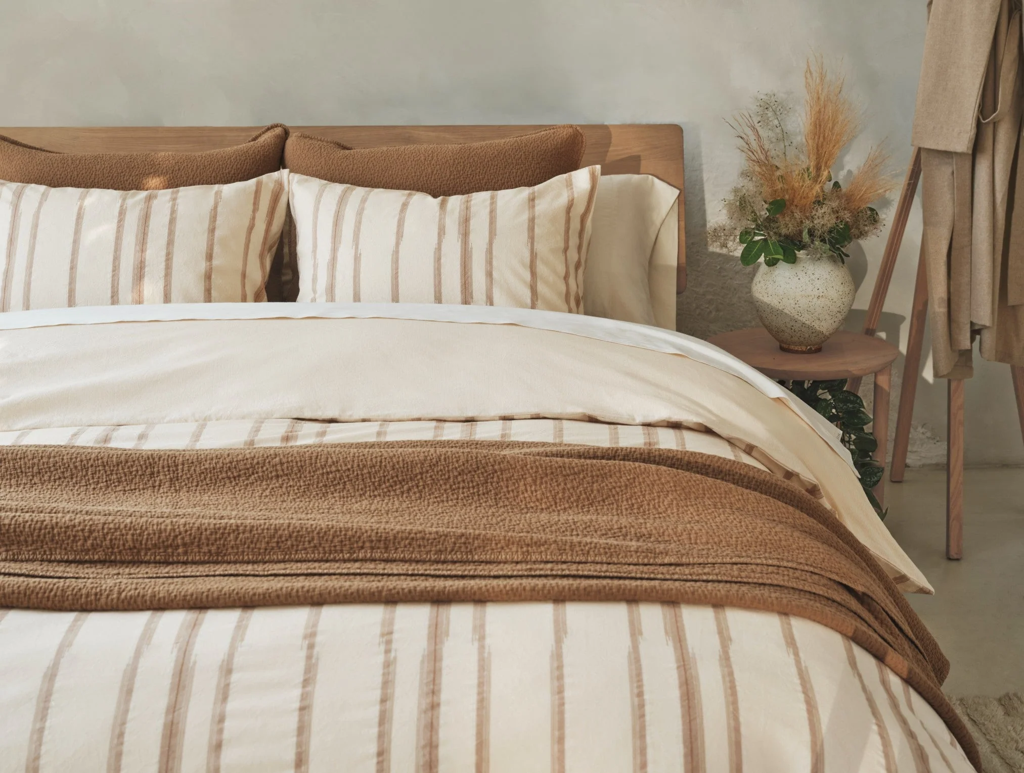 Coyuchi Cazadero Stripe Organic Duvet Cover - Image 2
