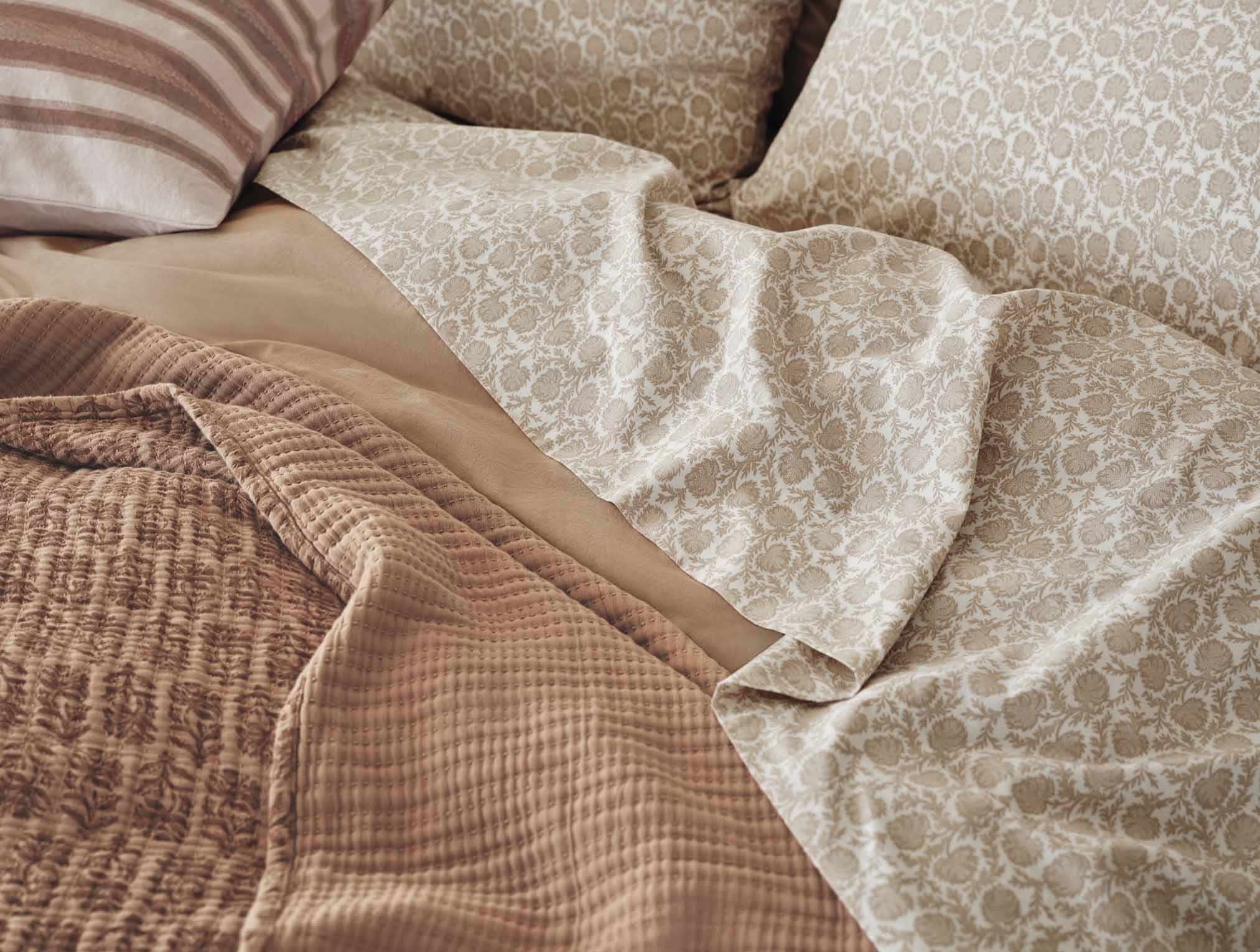 Coyuchi Organic Print Percale Sheet Set - Image 3