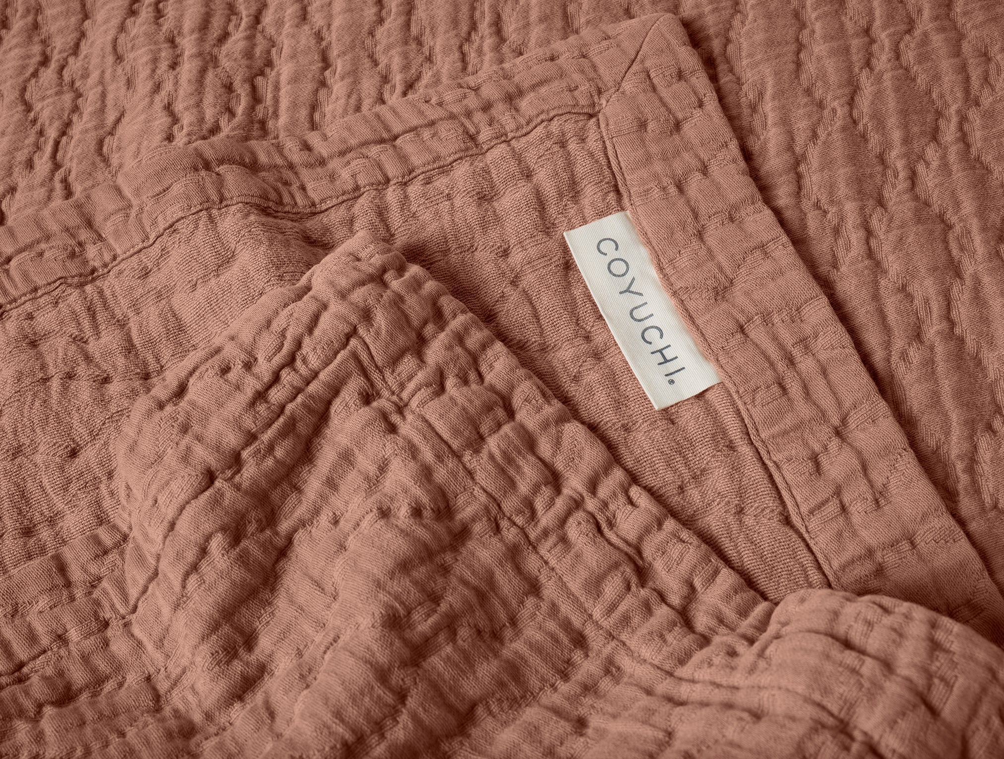 Coyuchi Pescadero Matelasse Organic Blanket - Image 3