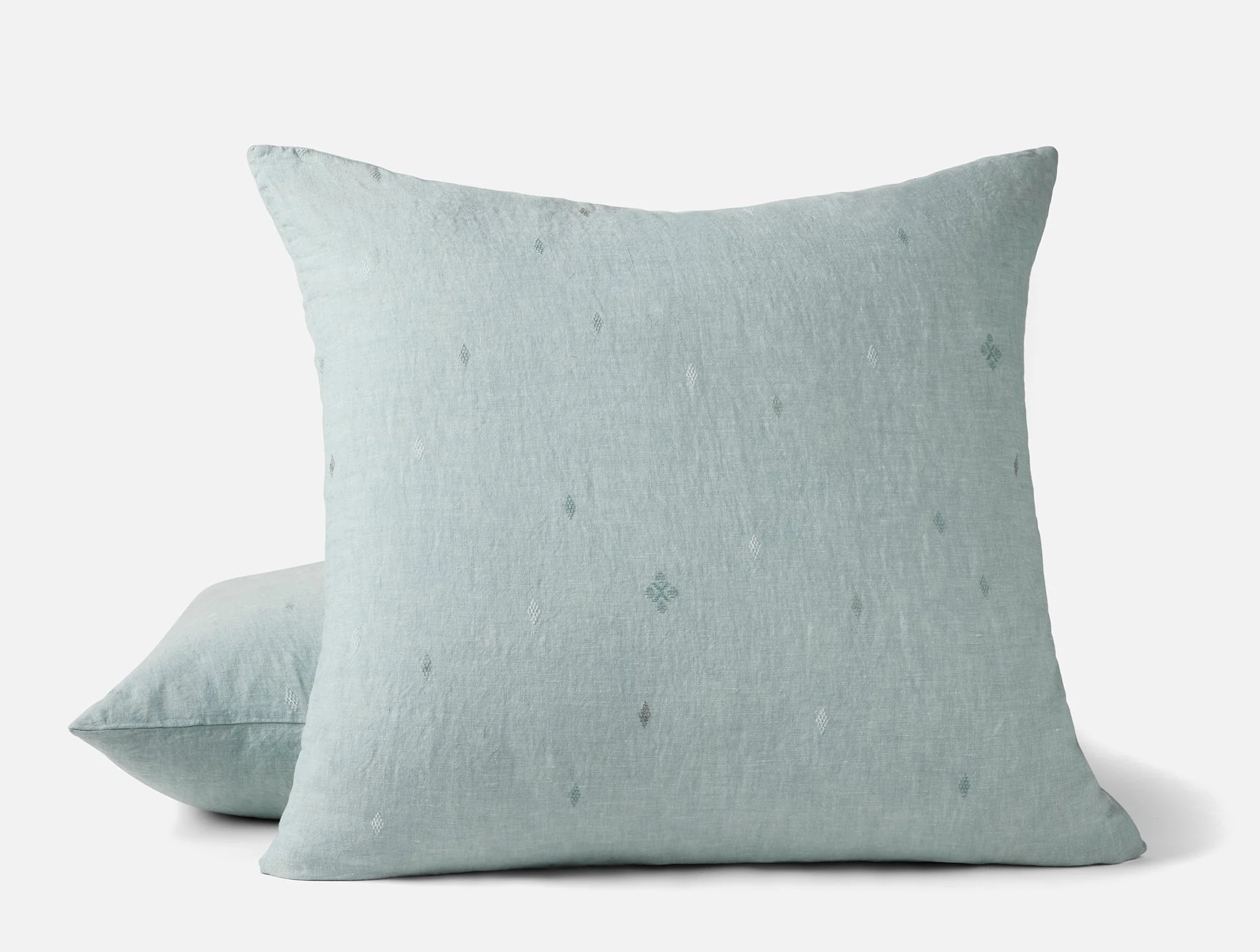 Coyuchi Cambria Embroidered Organic Linen Sham - Image 3