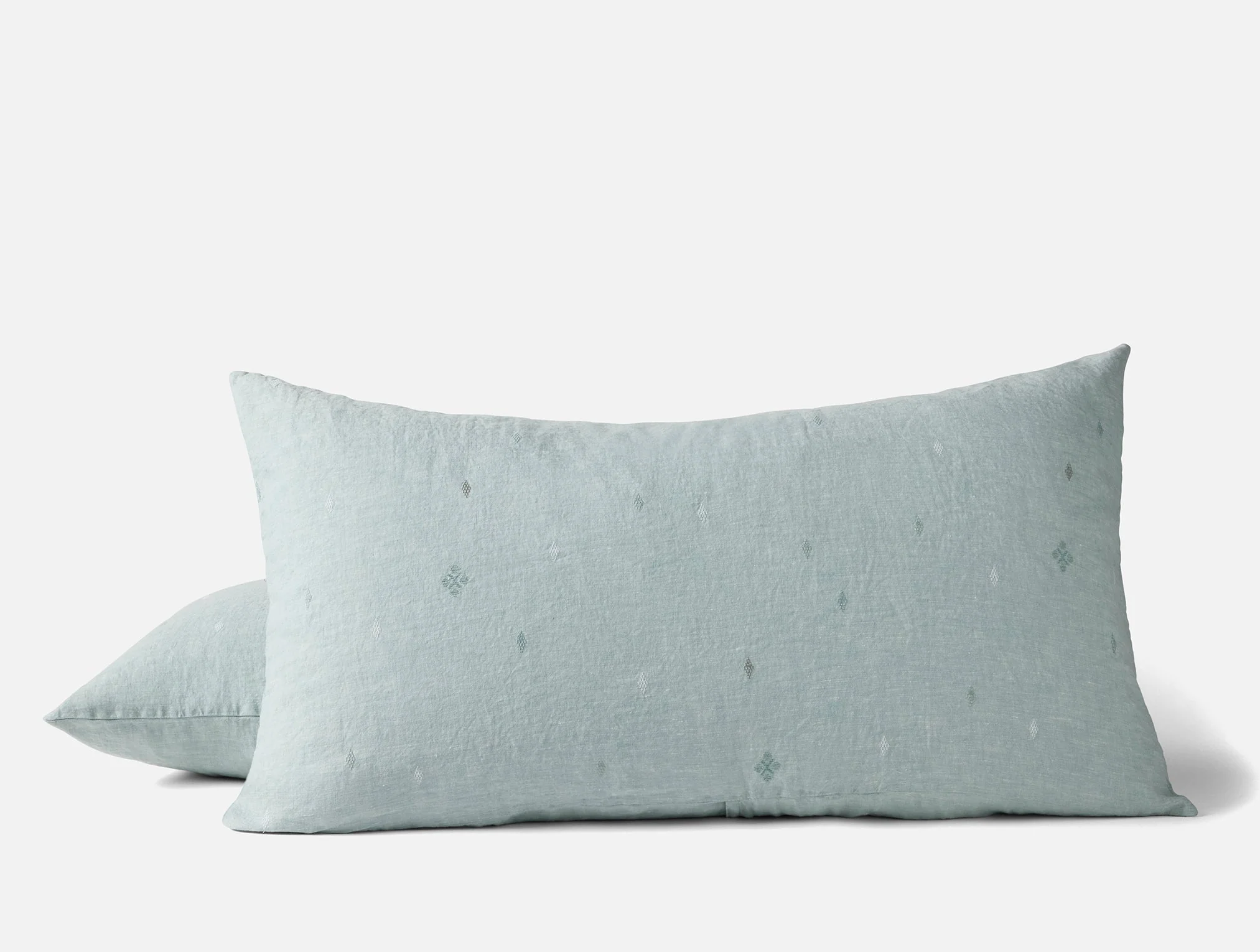 Coyuchi Cambria Embroidered Organic Linen Sham - Image 4
