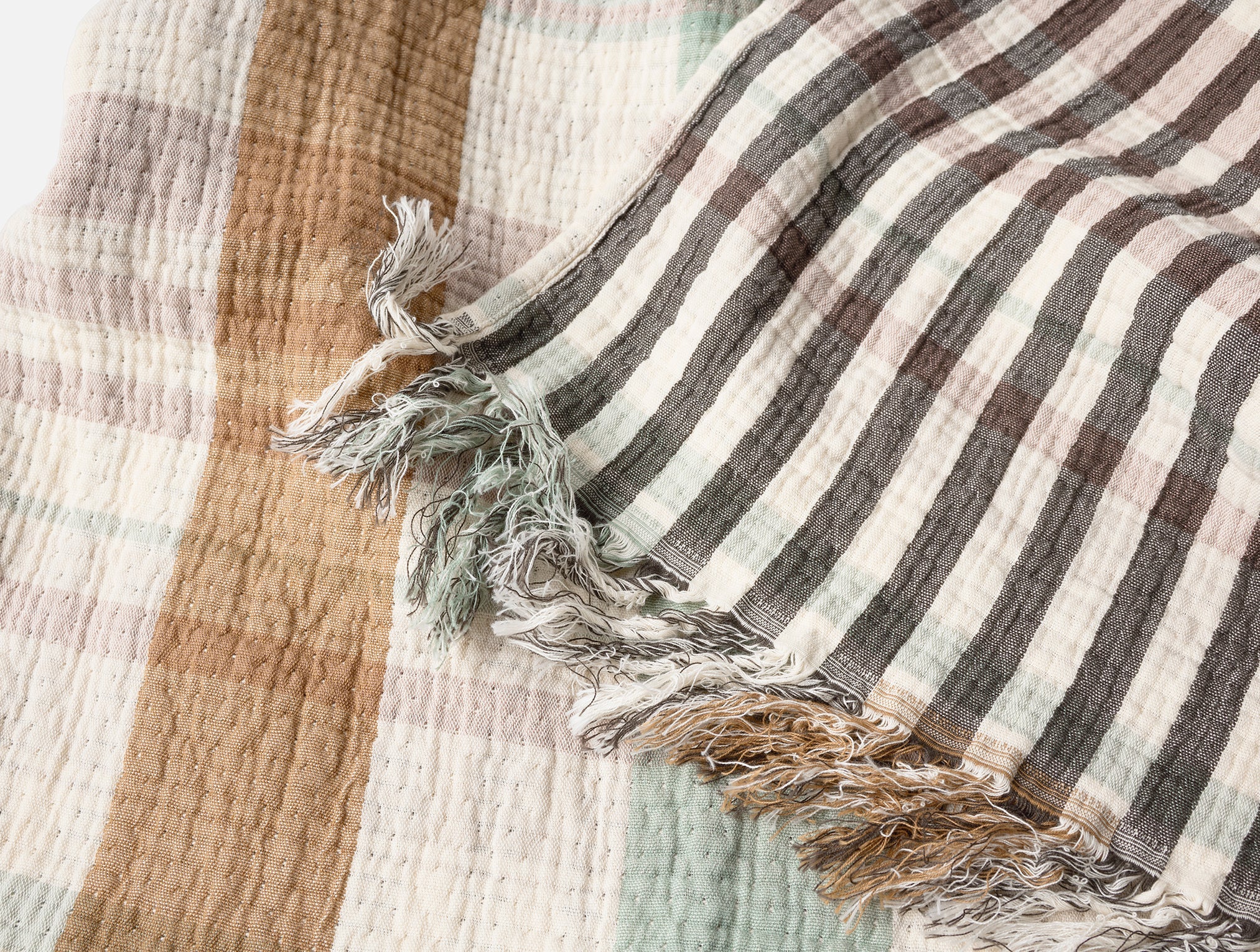 Coyuchi Loma Organic Matelasse Throw - Image 3