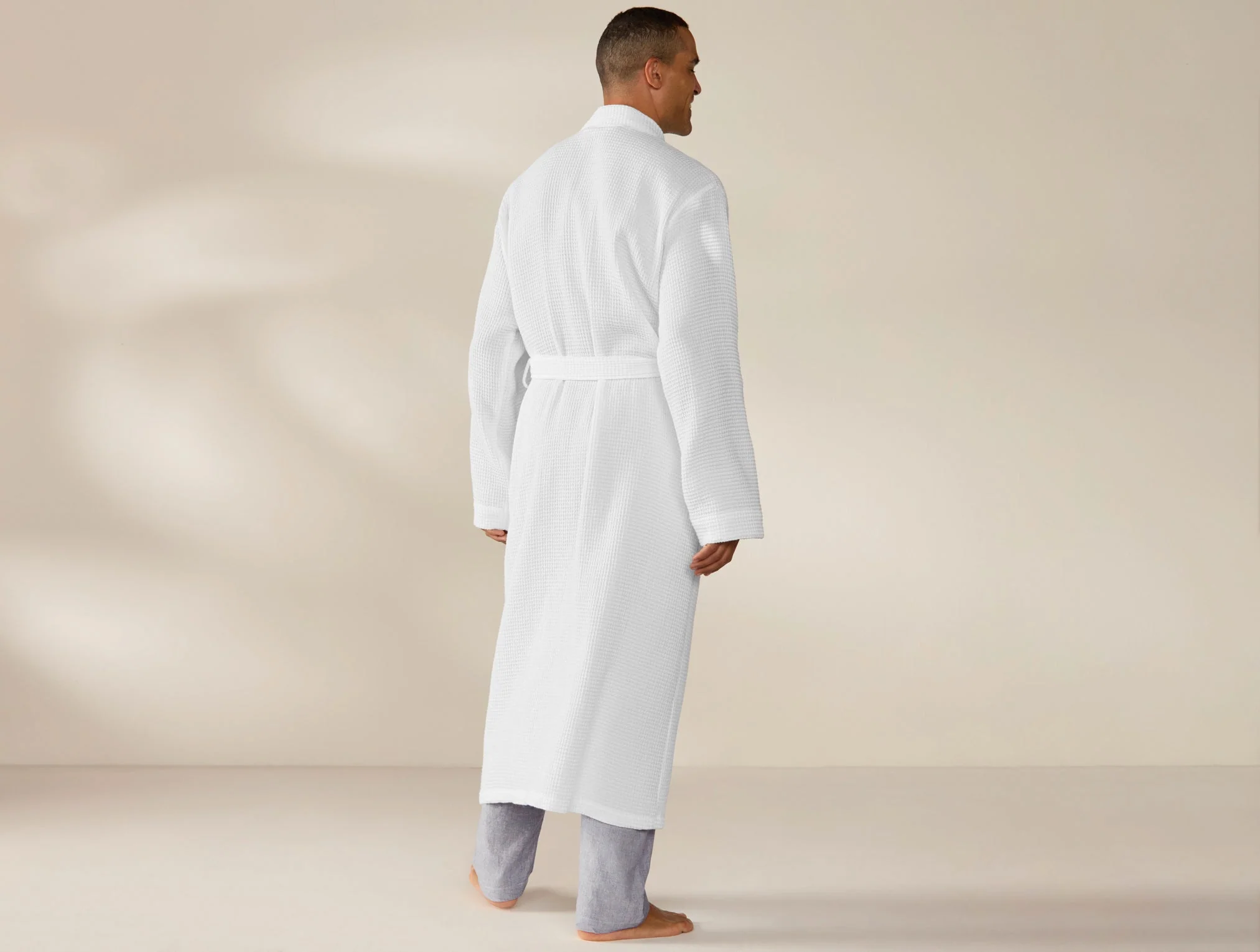 Coyuchi Unisex Organic Waffle Robe - Image 9