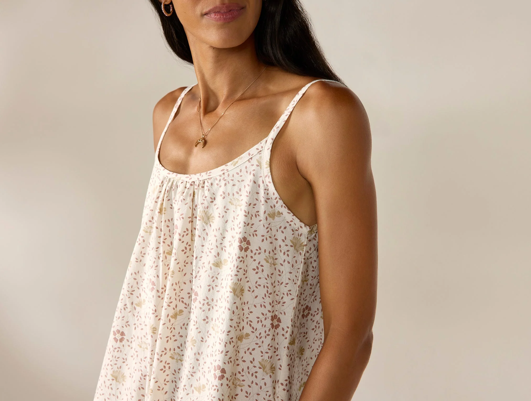 Coyuchi  Women’s Isla Organic Cotton Night Dress - Image 3