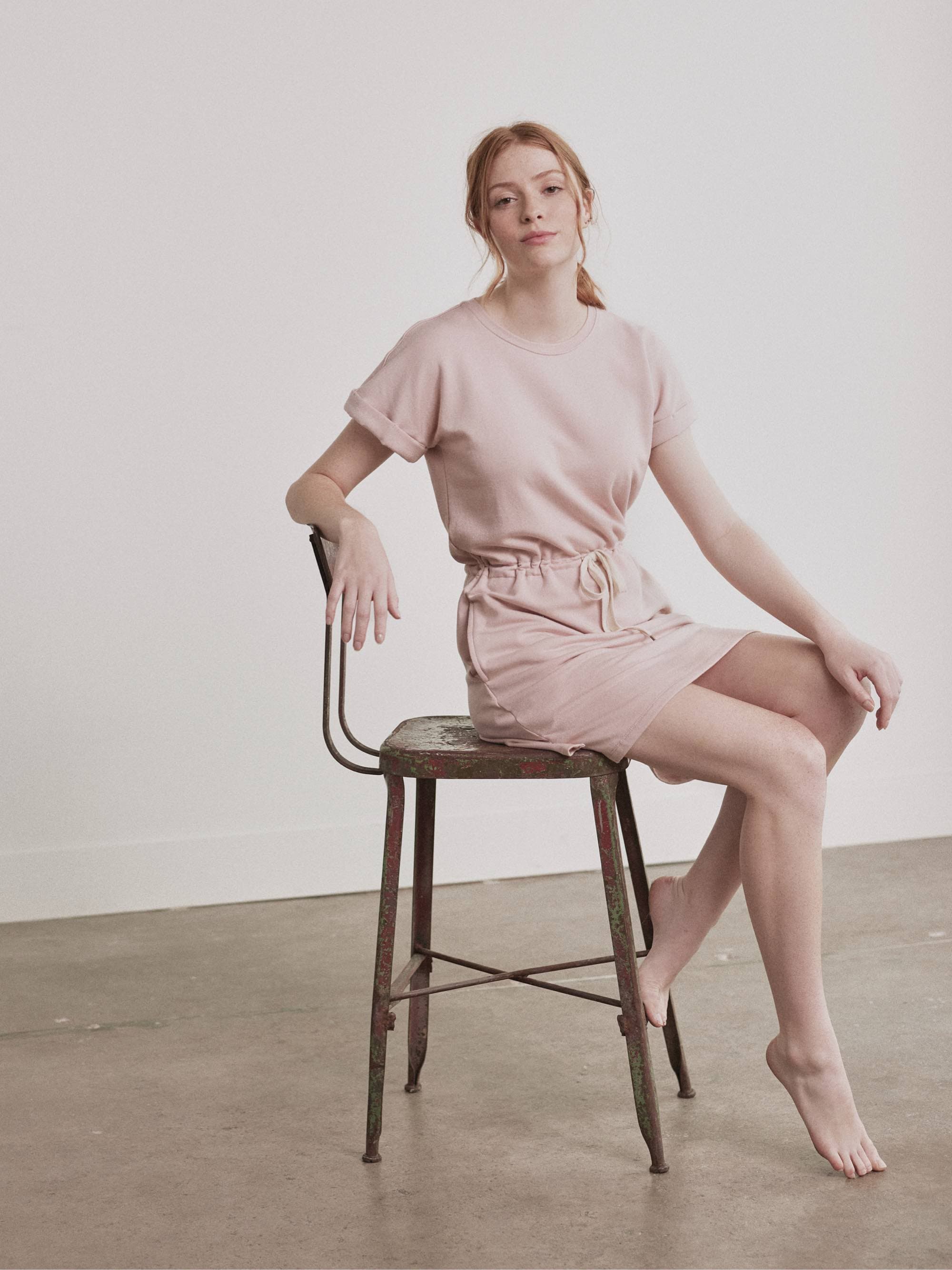 Fleece T-Shirt Dress - Image 11