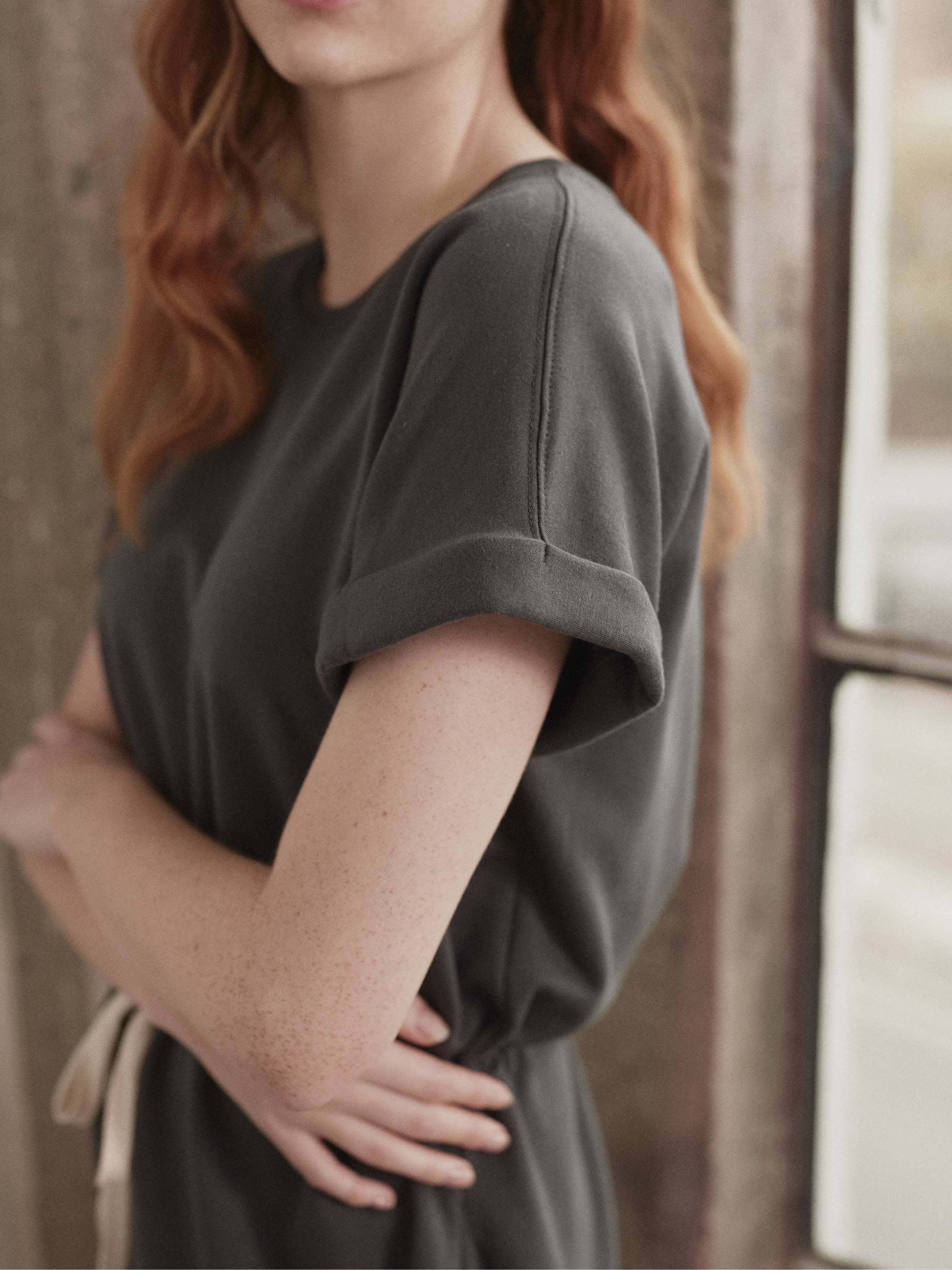 Fleece T-Shirt Dress - Image 3
