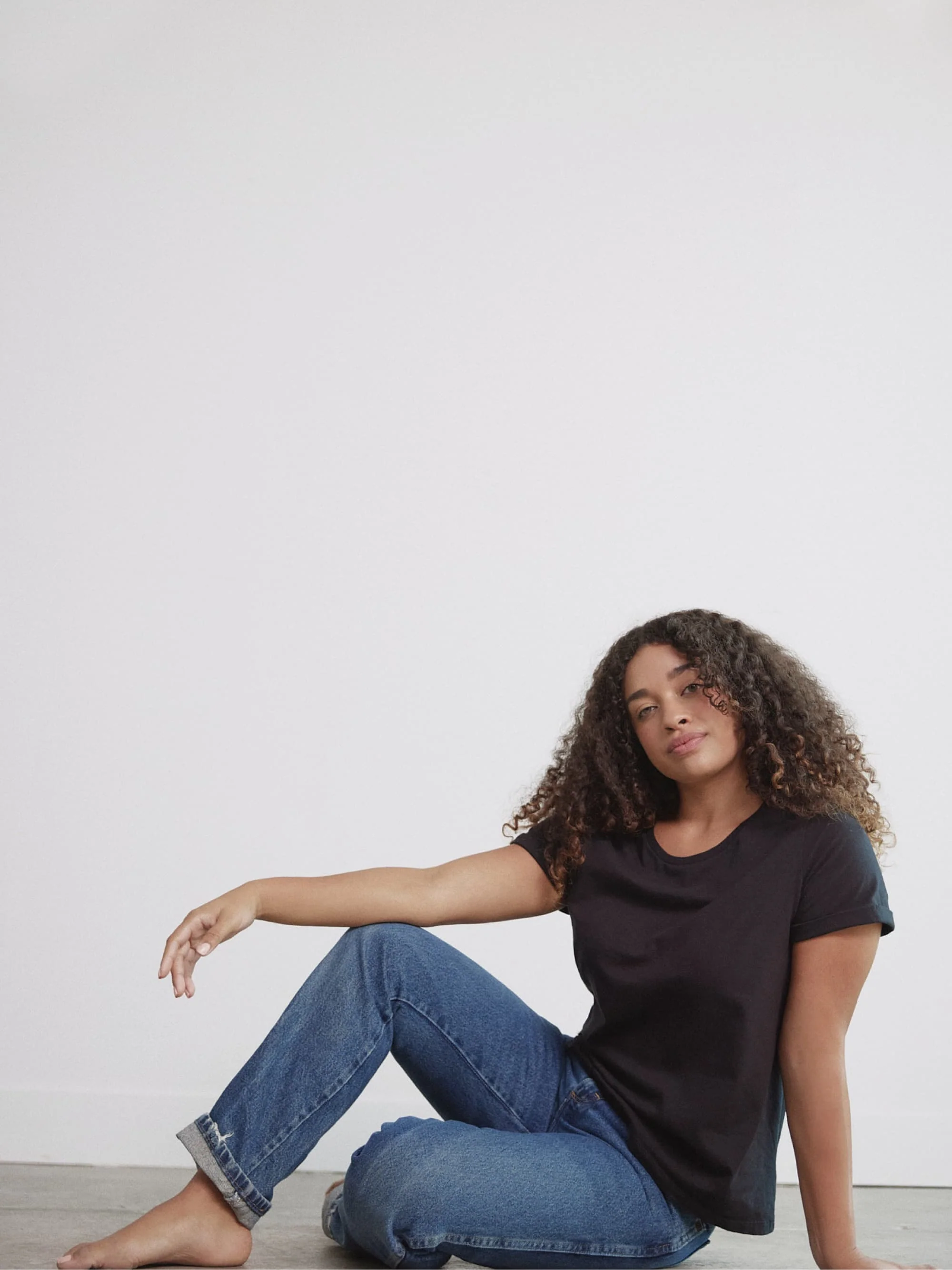 Organic Roll Cuff Tee - Image 12