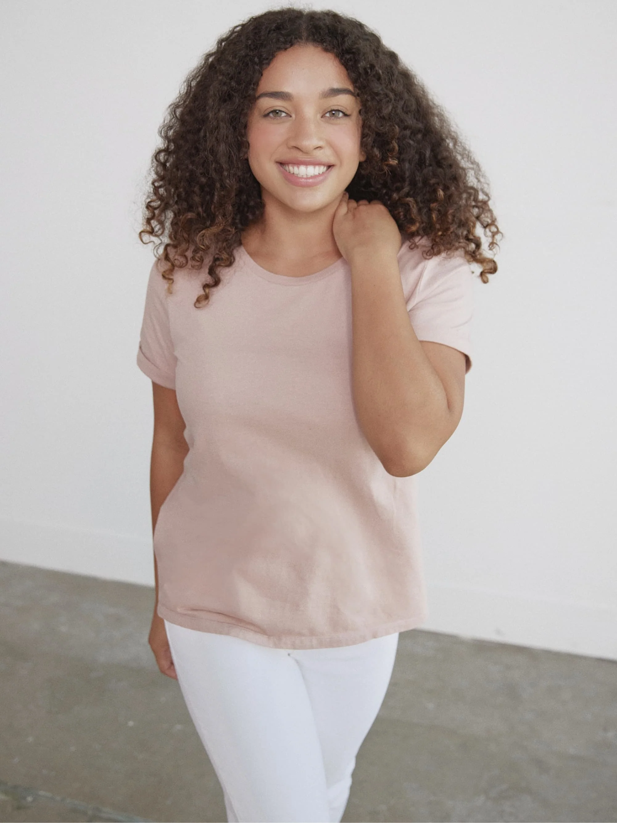 Organic Roll Cuff Tee - Image 26
