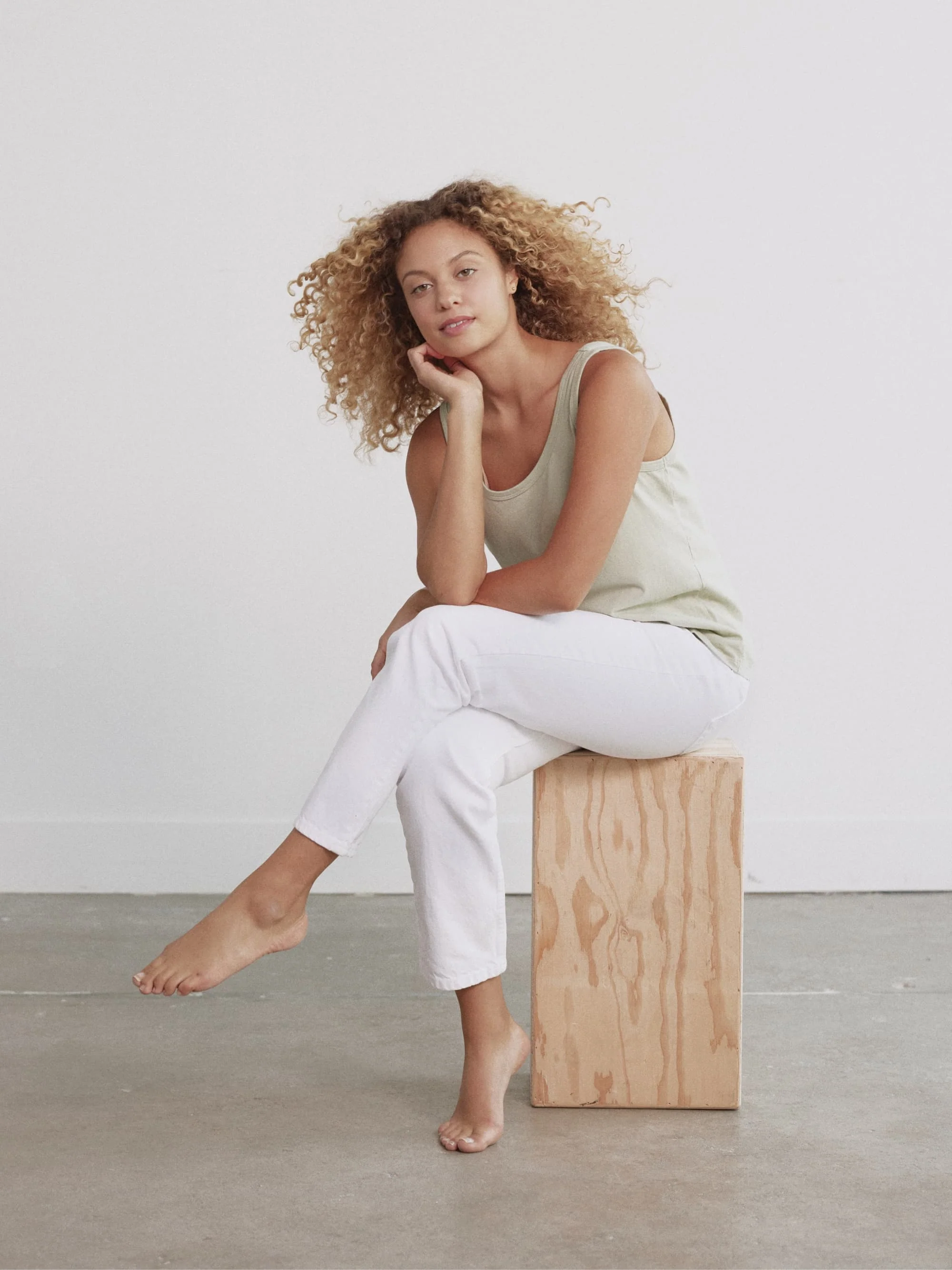 Organic Cotton Scoop Neck Tank Top - Image 11
