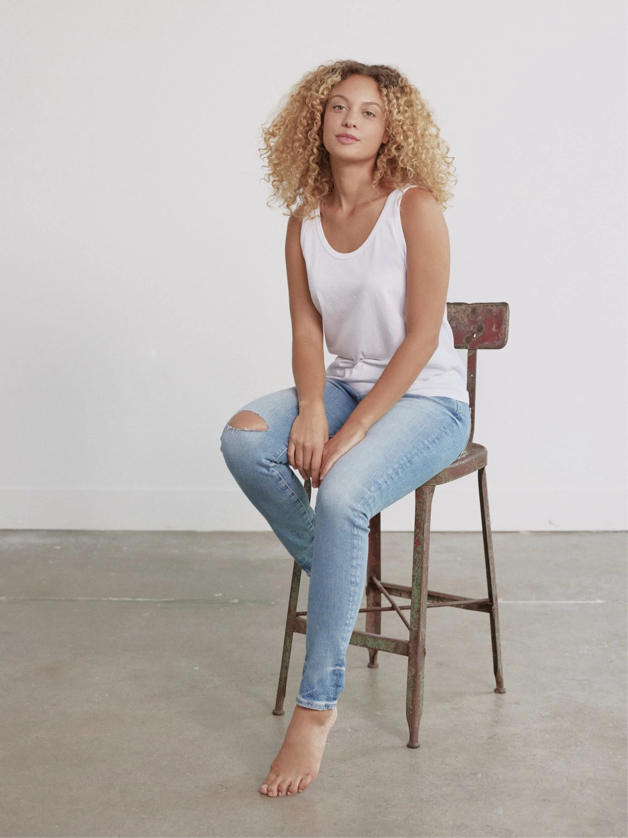 Organic Cotton Scoop Neck Tank Top - Image 22