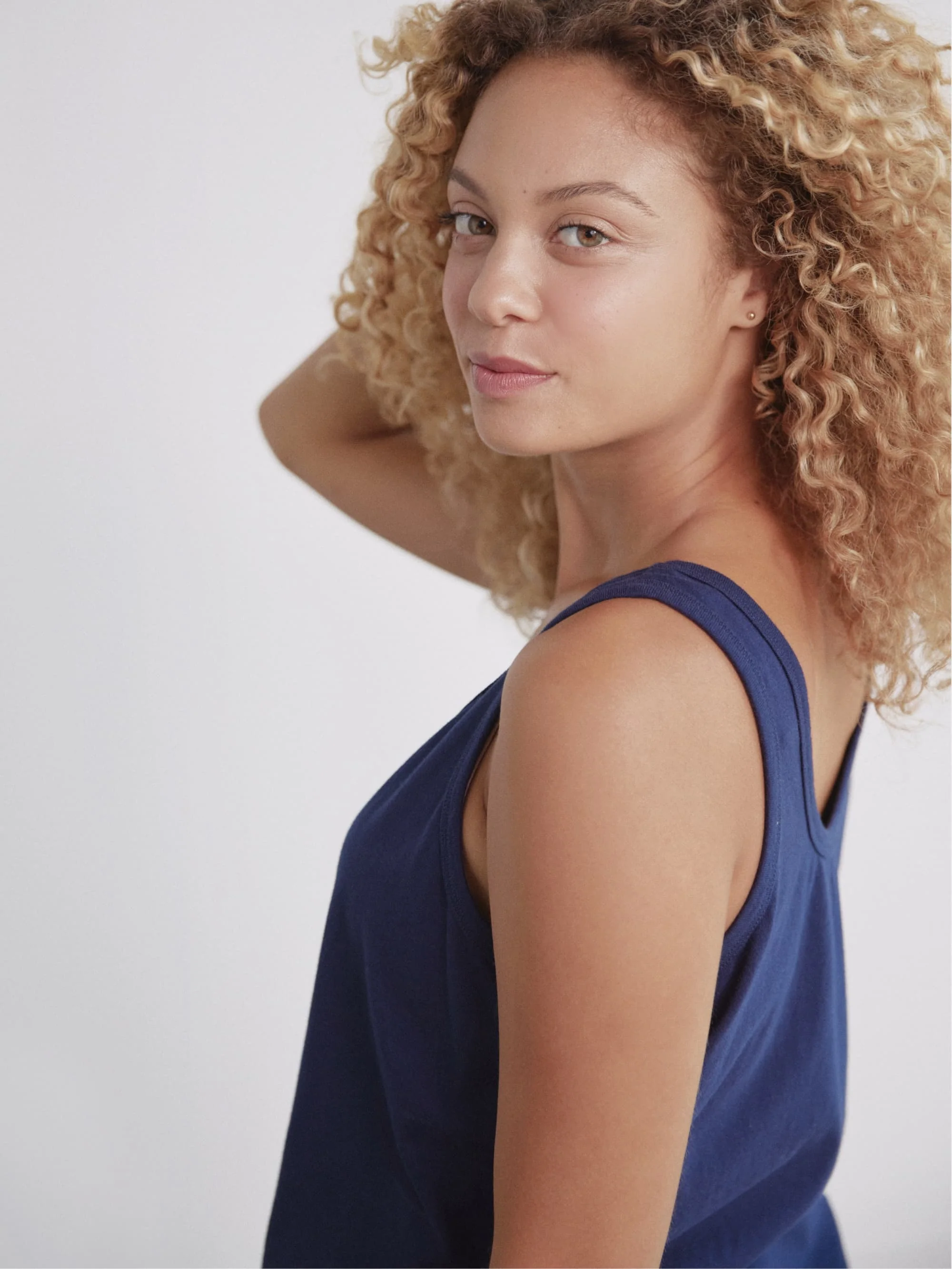 Organic Cotton Scoop Neck Tank Top - Image 34