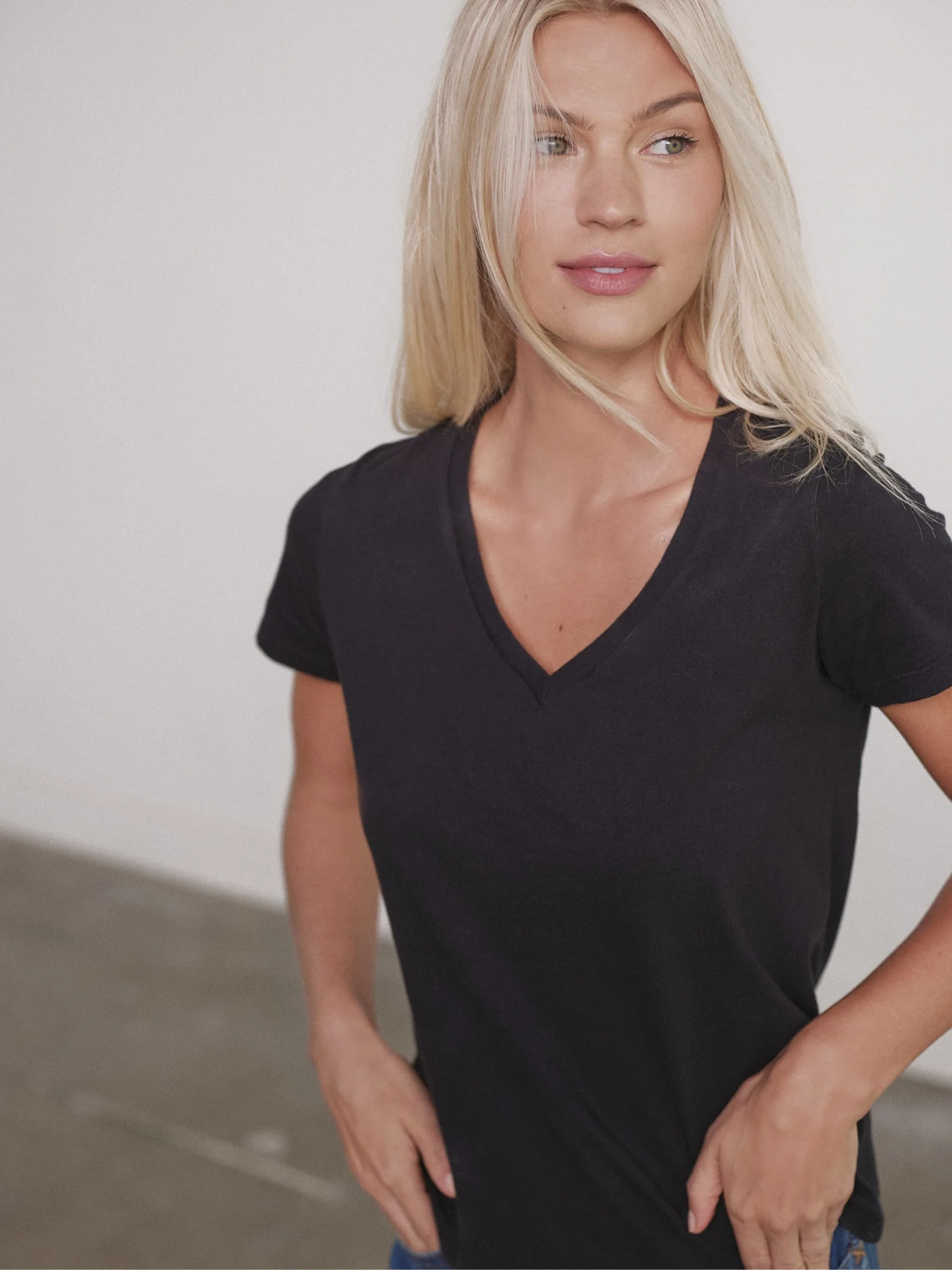 Organic V-Neck Tee - Image 3