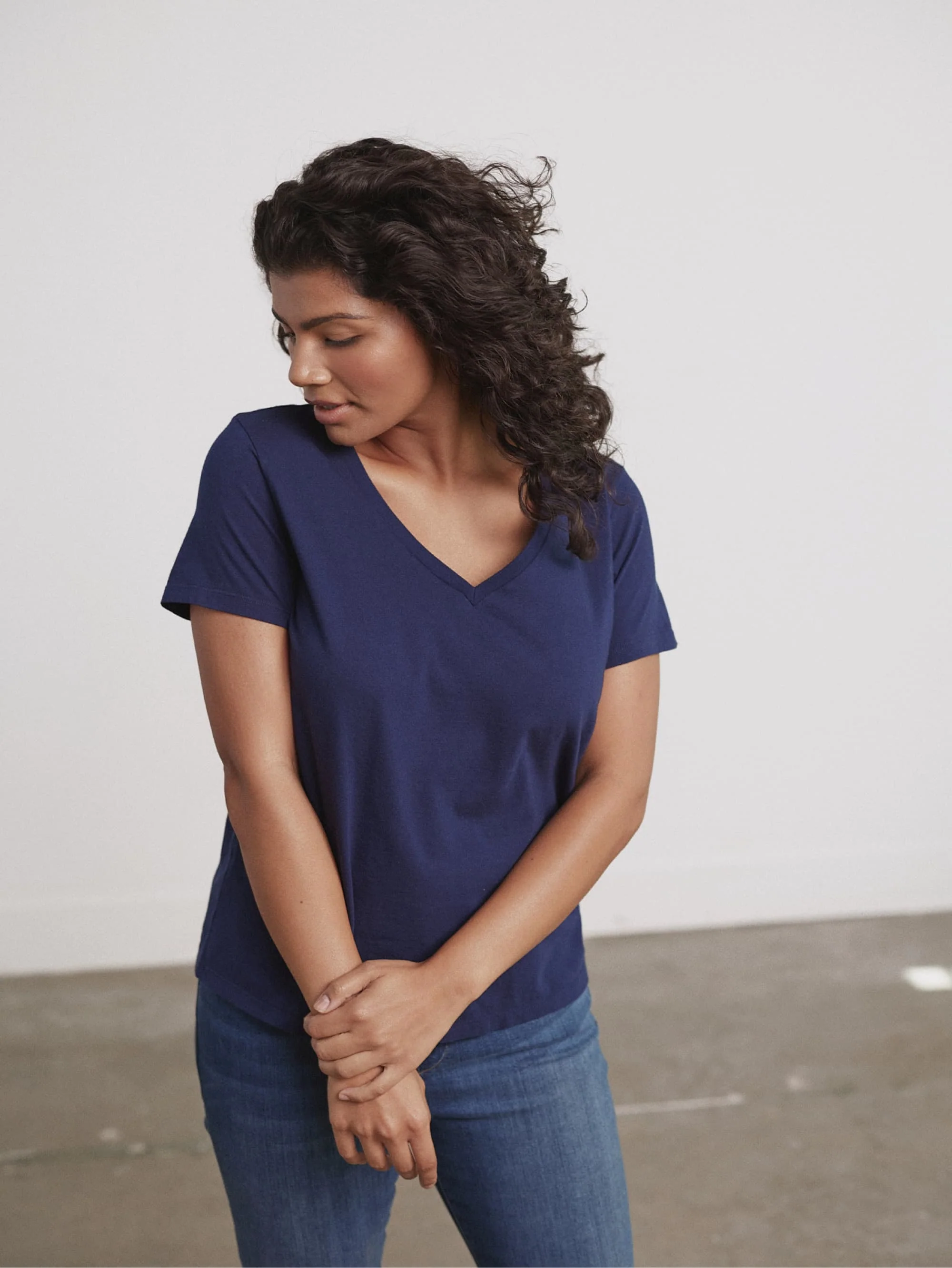 Organic V-Neck Tee - Image 7
