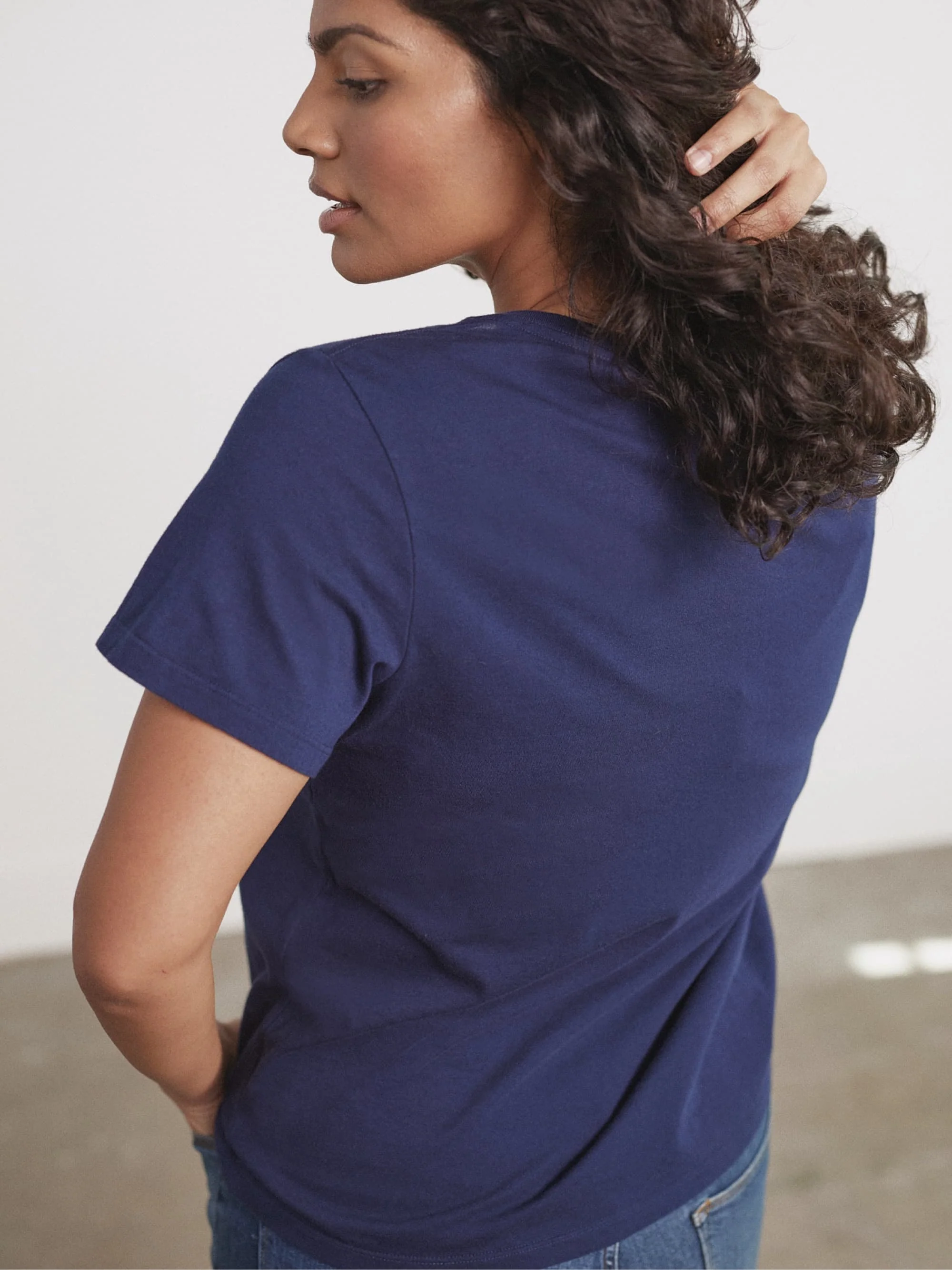 Organic V-Neck Tee - Image 9