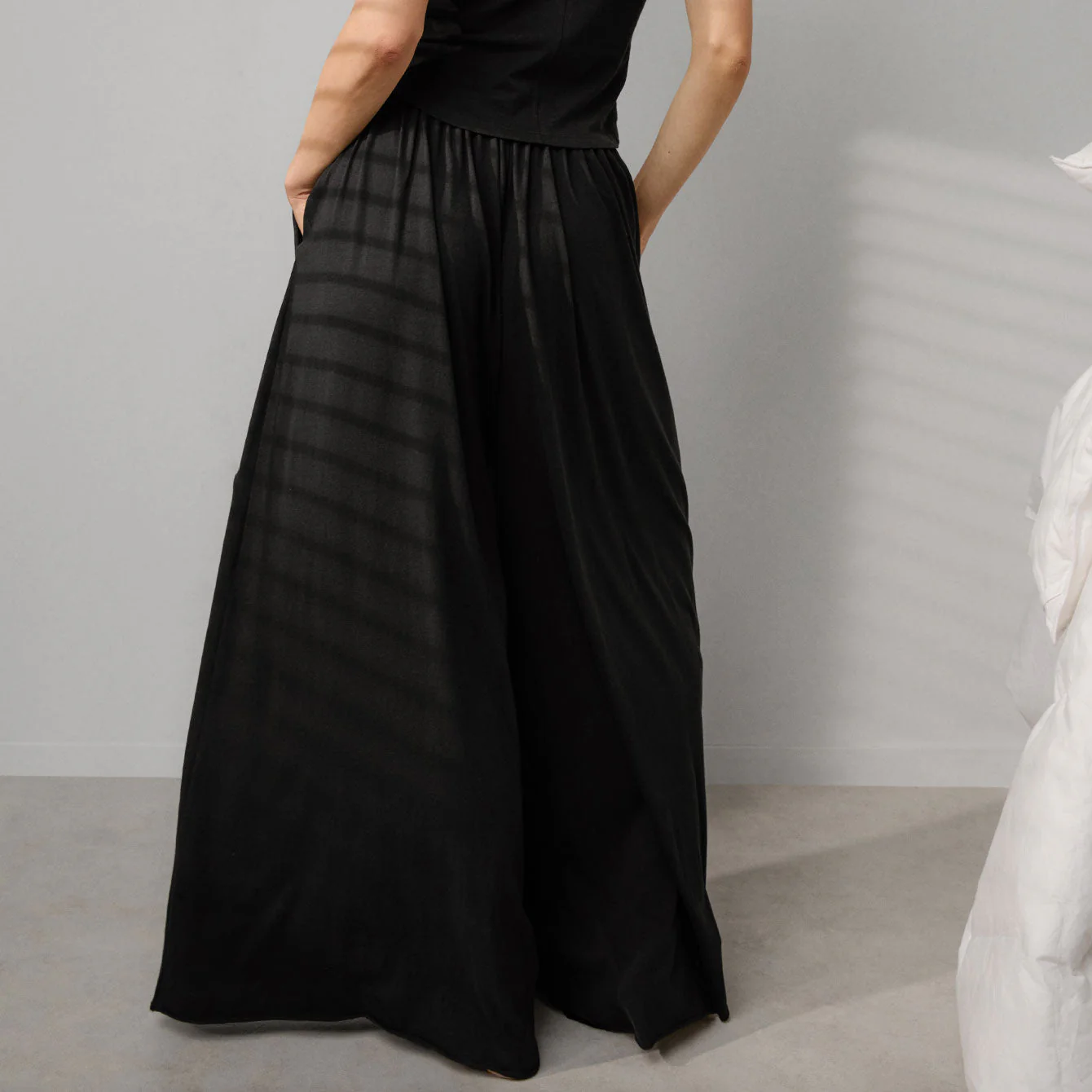 Lunya Organic Pima Wide Leg Pant - Image 3