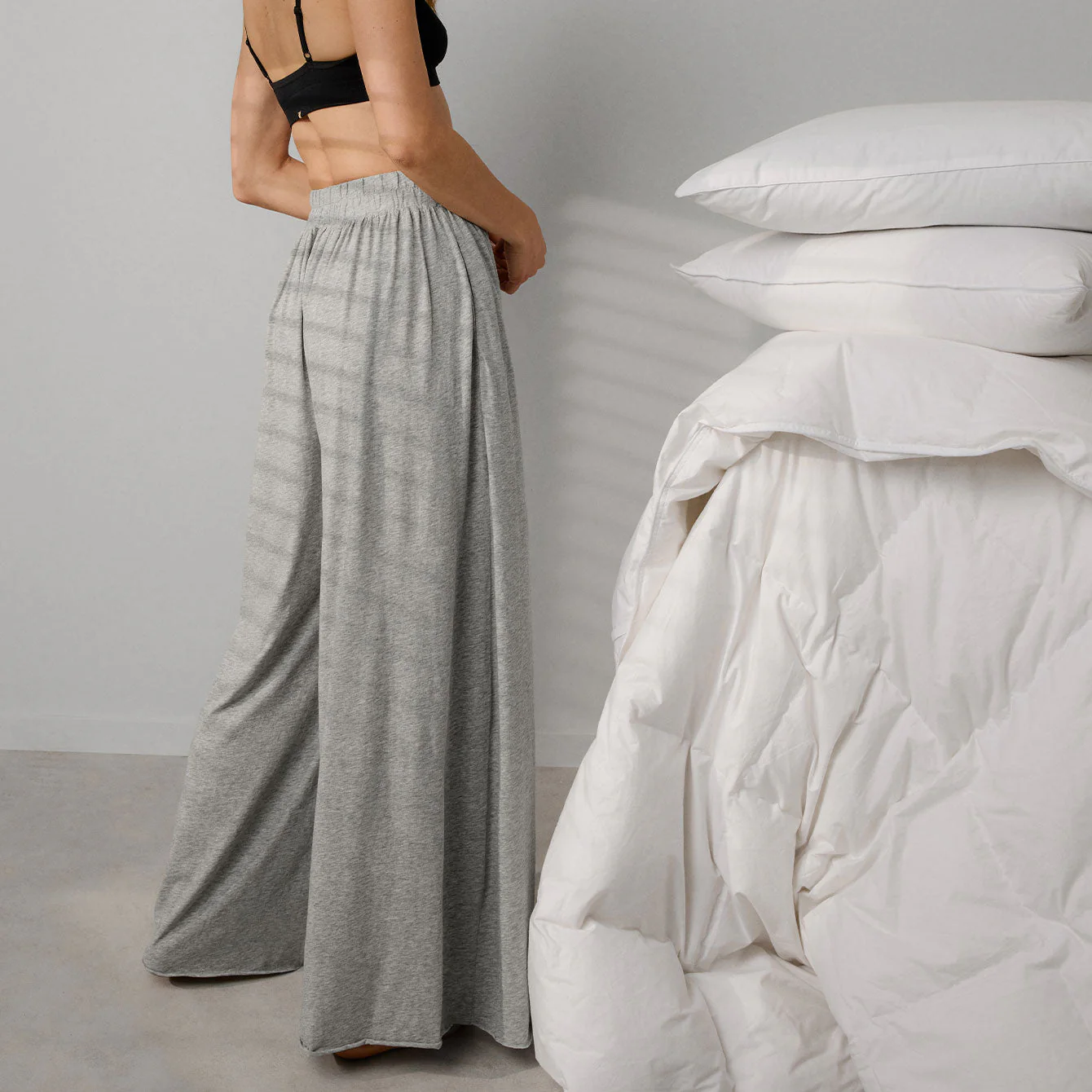 Lunya Organic Pima Wide Leg Pant - Image 2