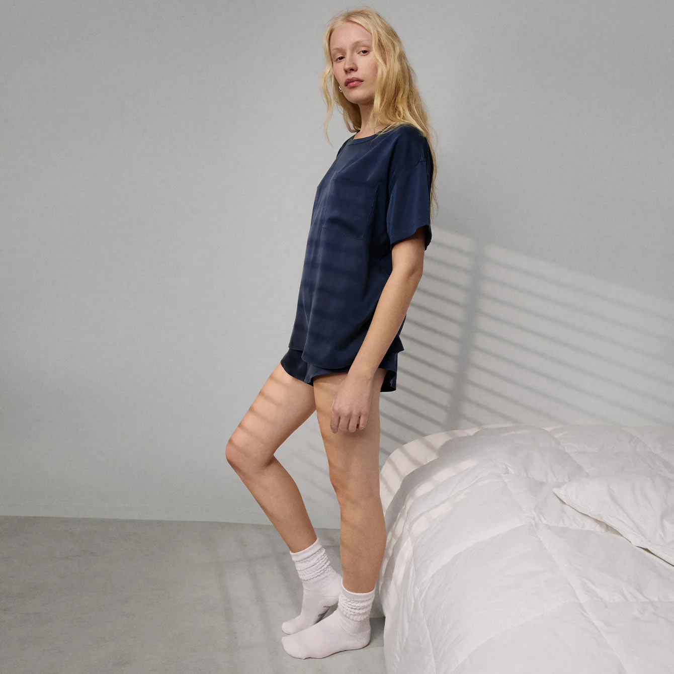 Lunya Washable Silk Tee Short Set - Image 2