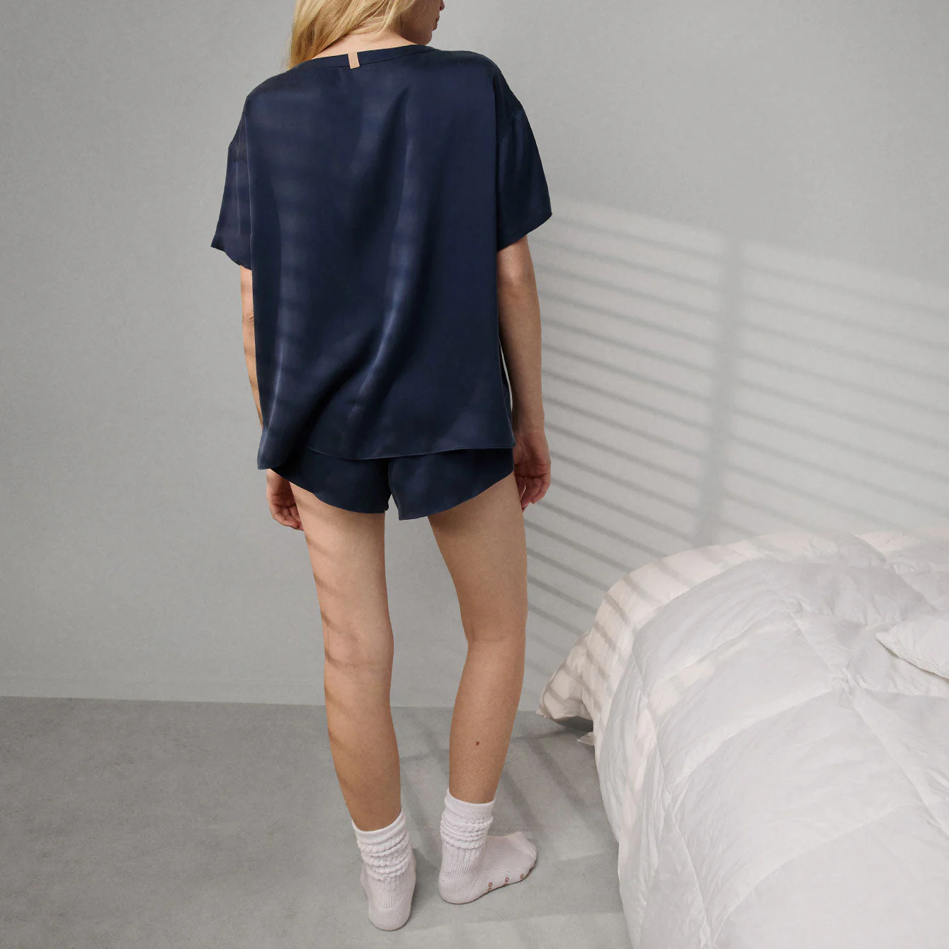 Lunya Washable Silk Tee Short Set - Image 4