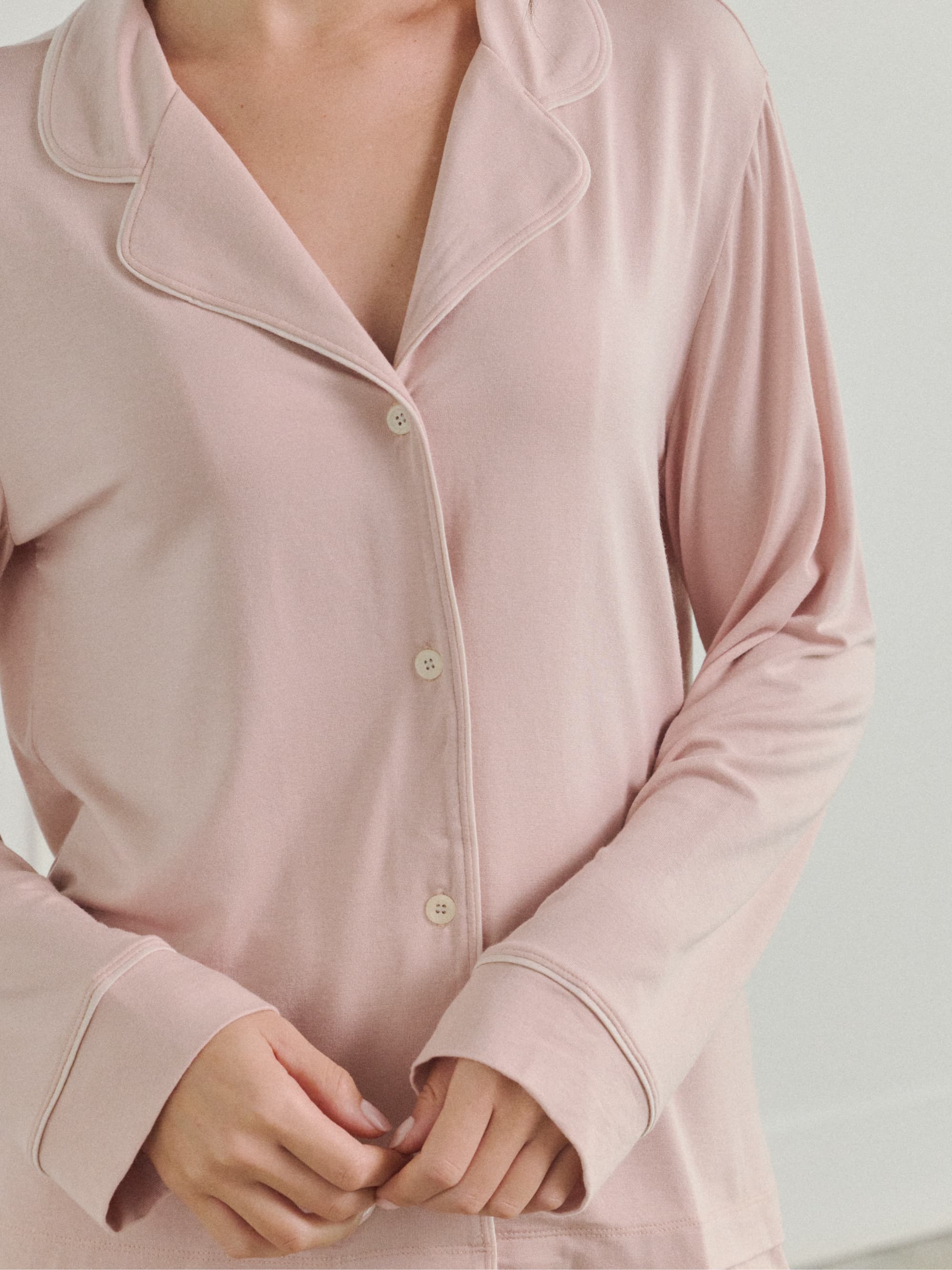 Modal Long Sleeve Pajama Set - Image 22