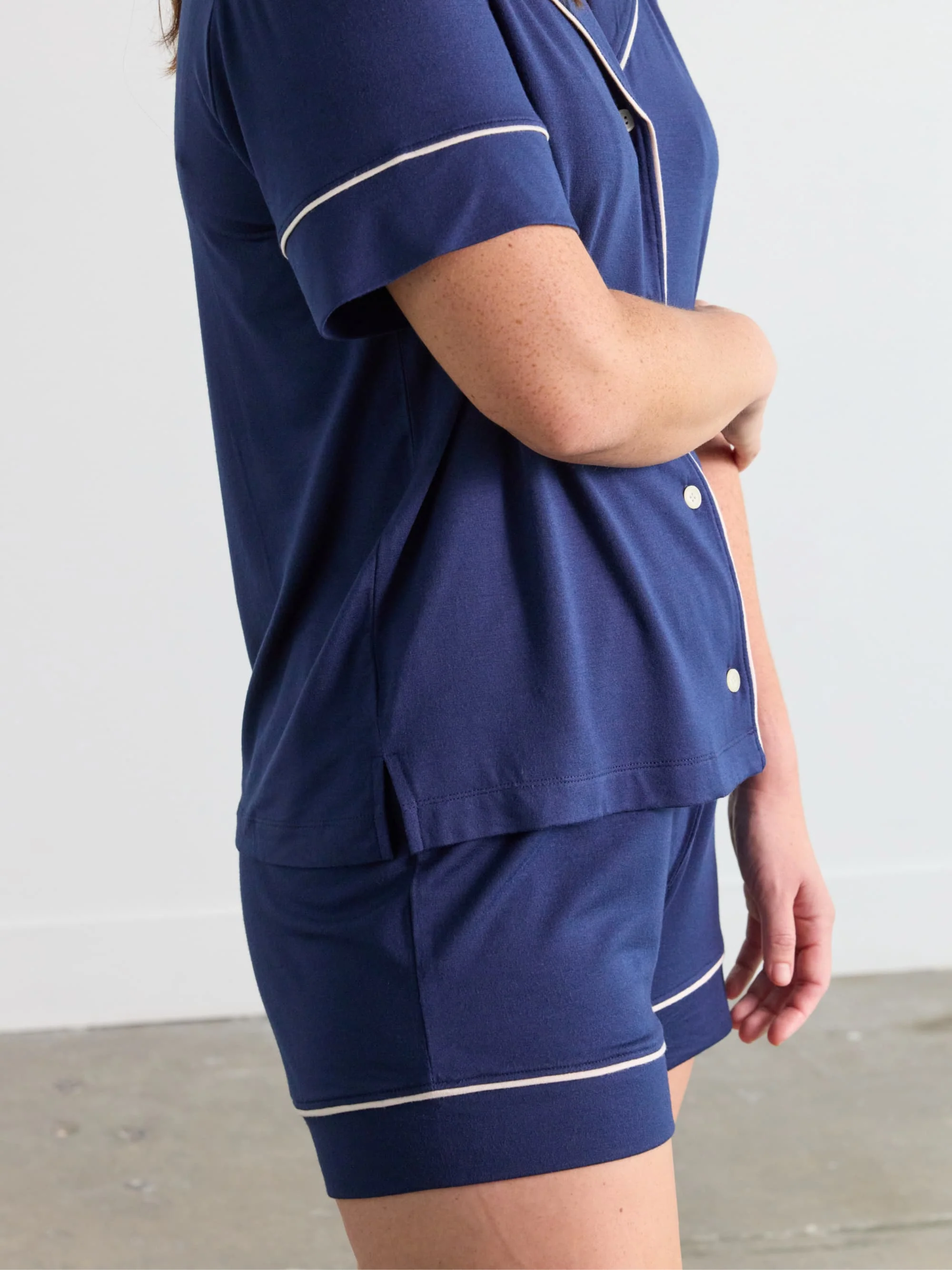 Modal Short Sleeve Pajama Set - Image 8