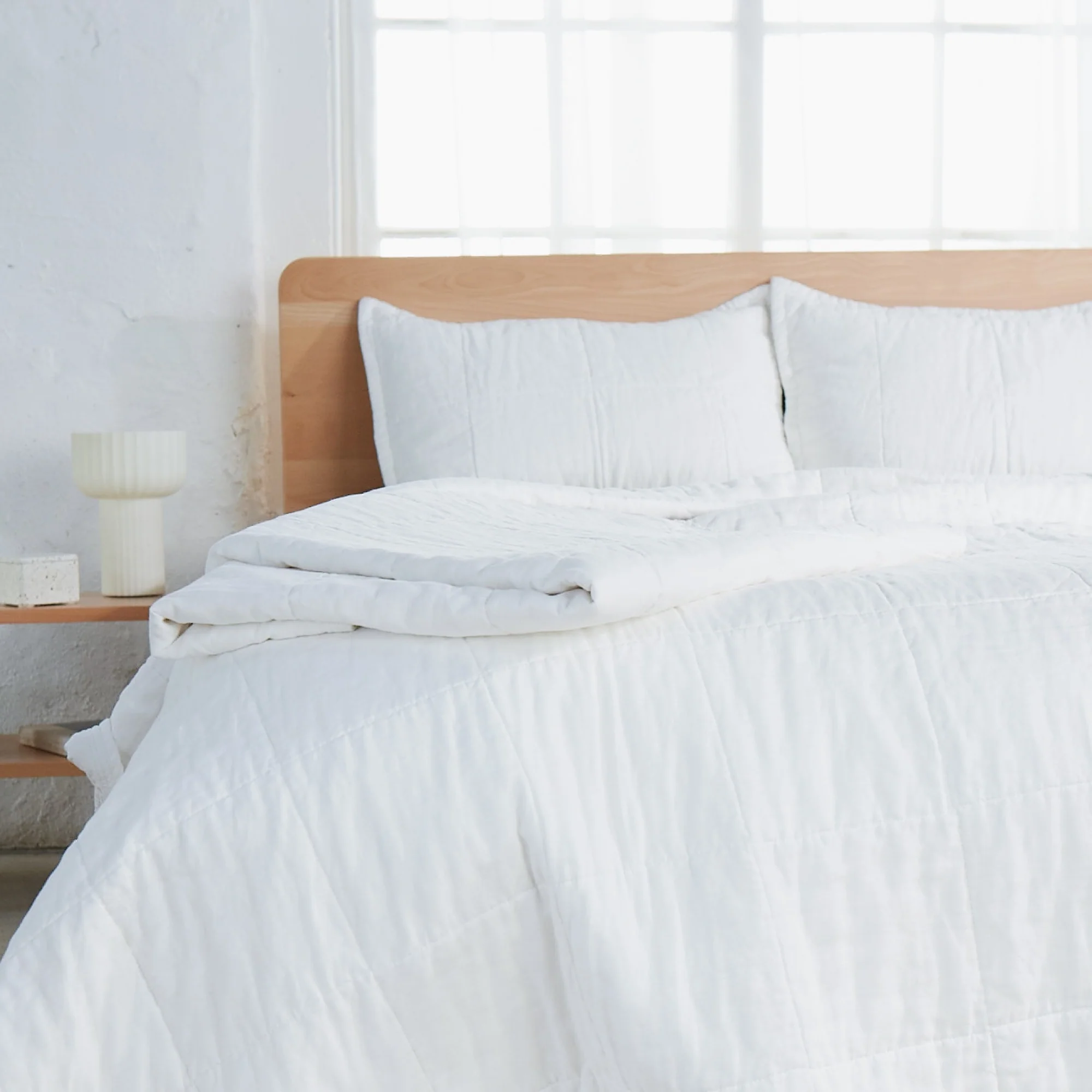 Natural Linen Quilt - Image 13