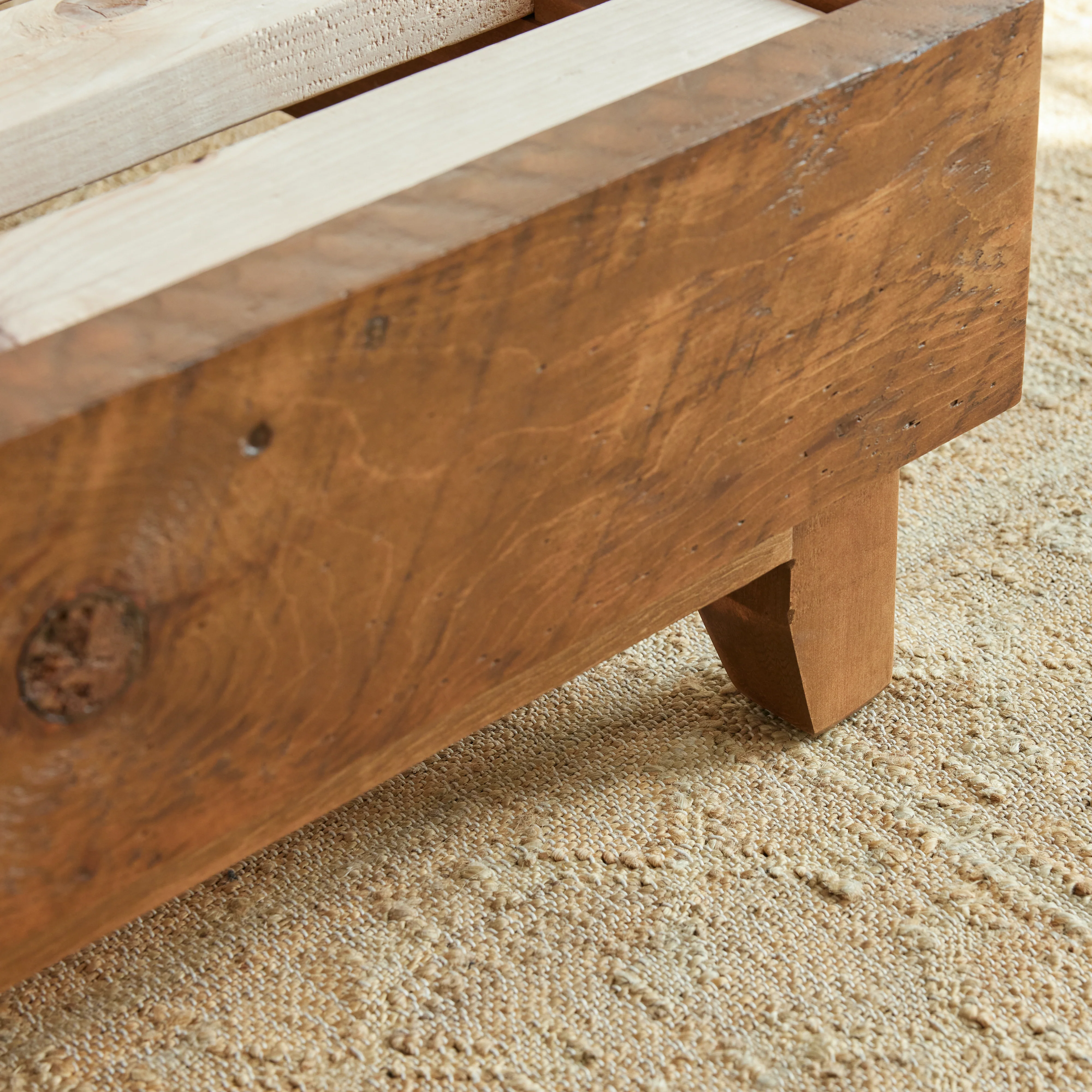 Natural Wood Bed Frame - Image 3
