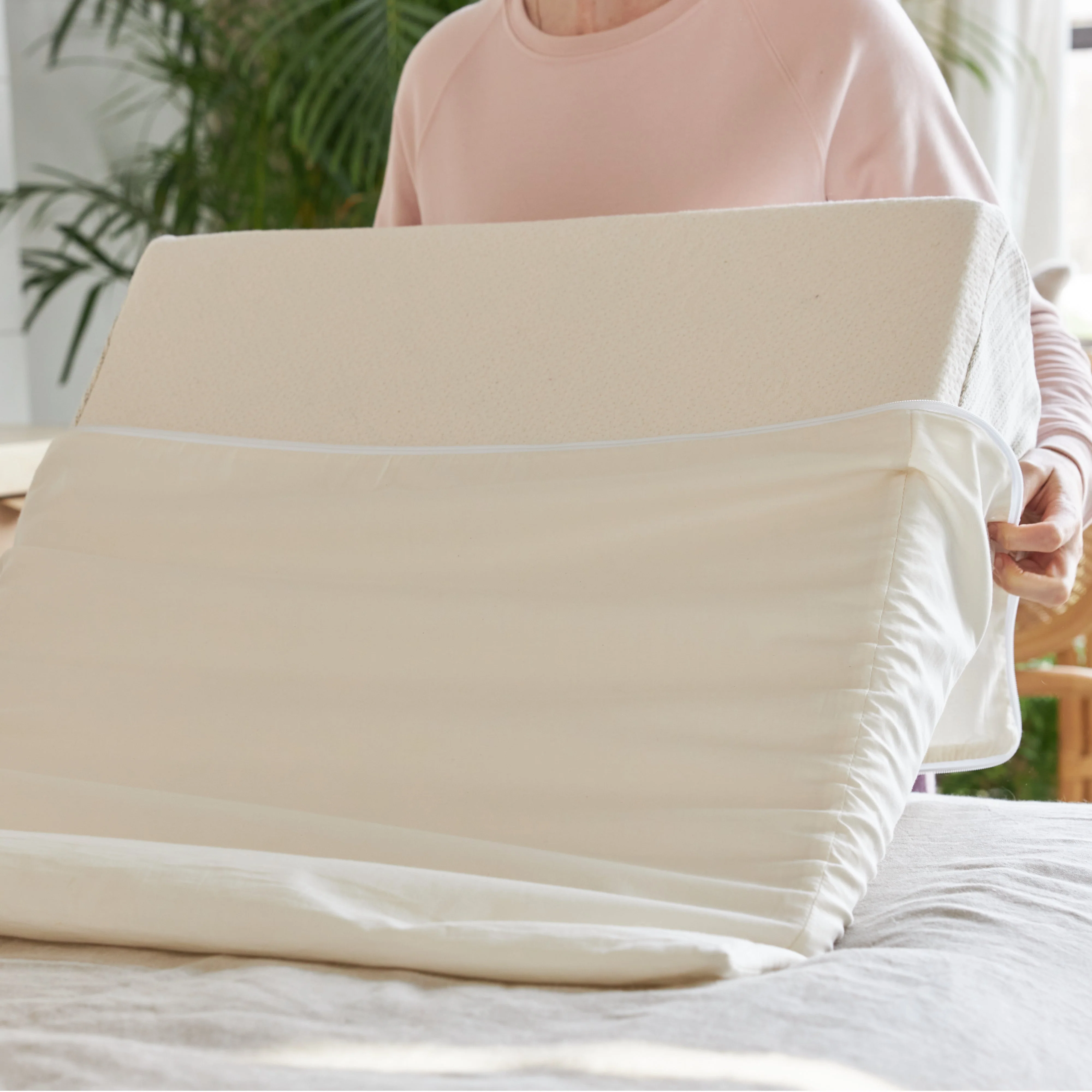 Organic Latex Wedge Pillow Set - Image 6