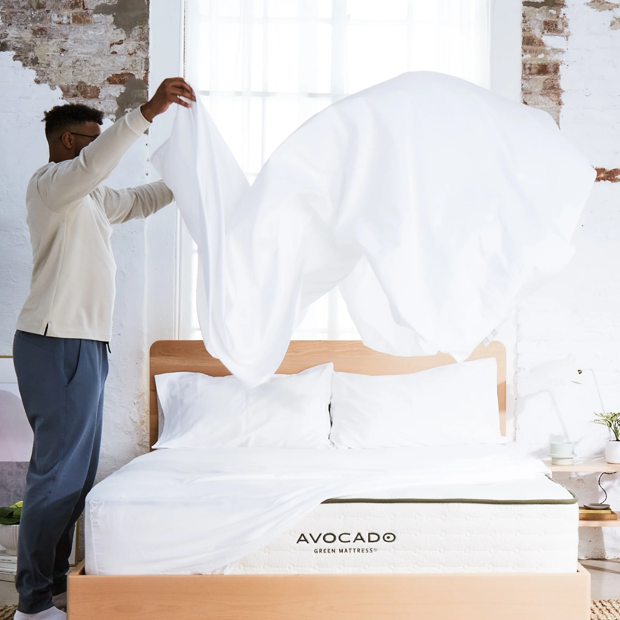 Percale Organic Cotton Sheets 270TC - Image 3