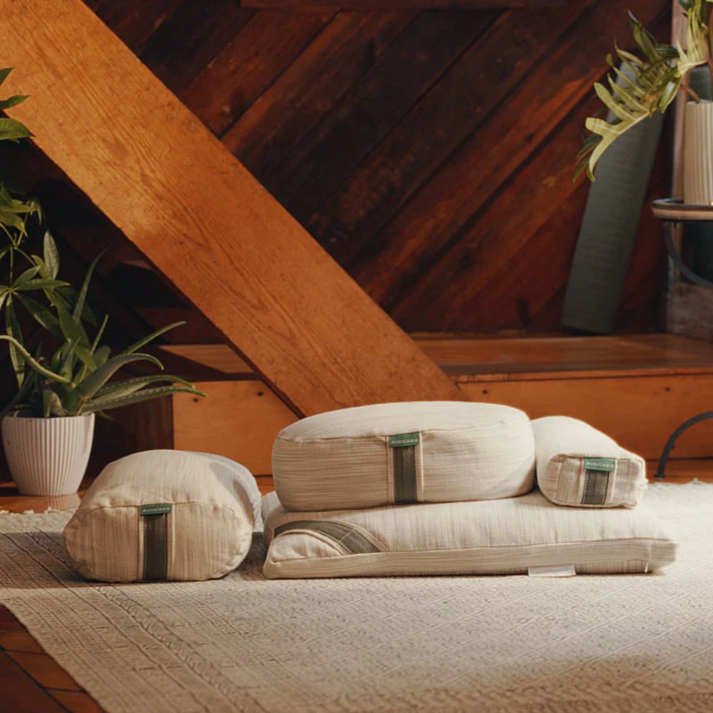 Organic Square Meditation Yoga Pillow - Image 5