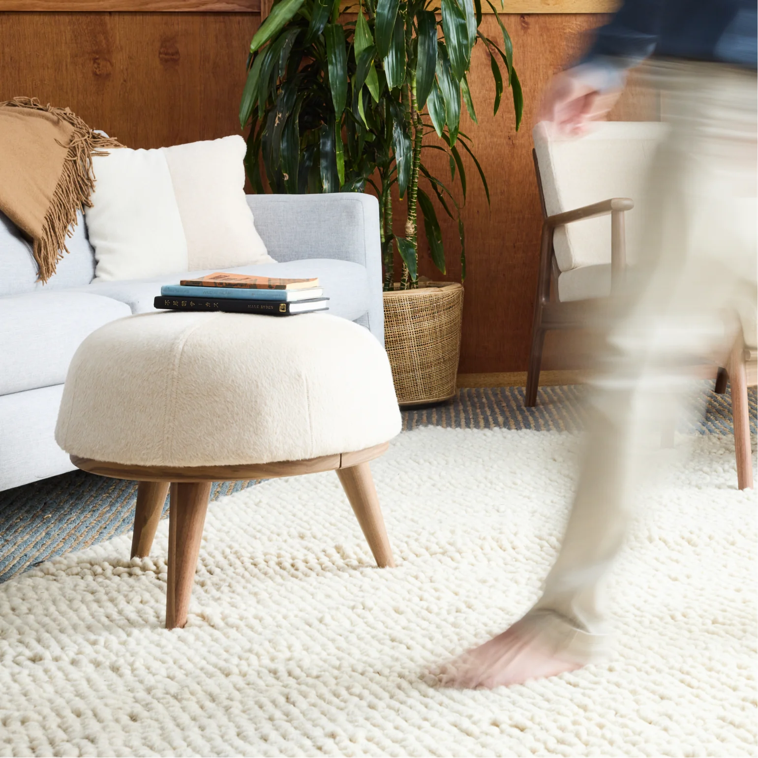 Upholstered Stool - Image 3