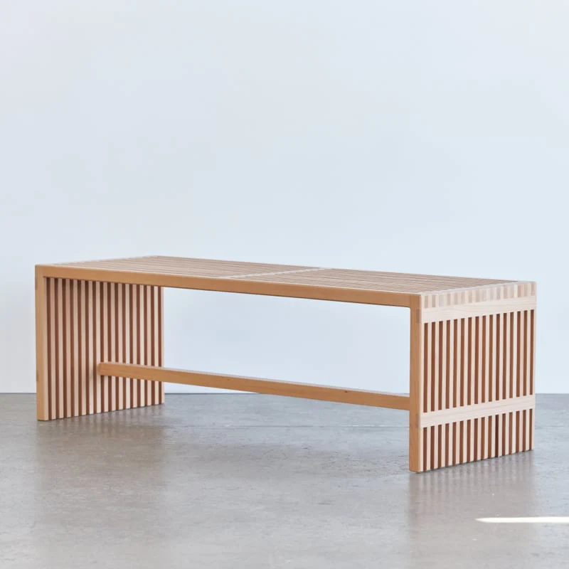 Zero Waste Slatted Bench - Image 4