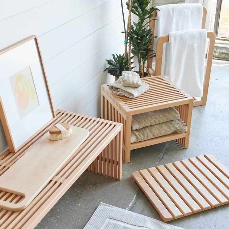Zero Waste Slatted Side Table - Image 7